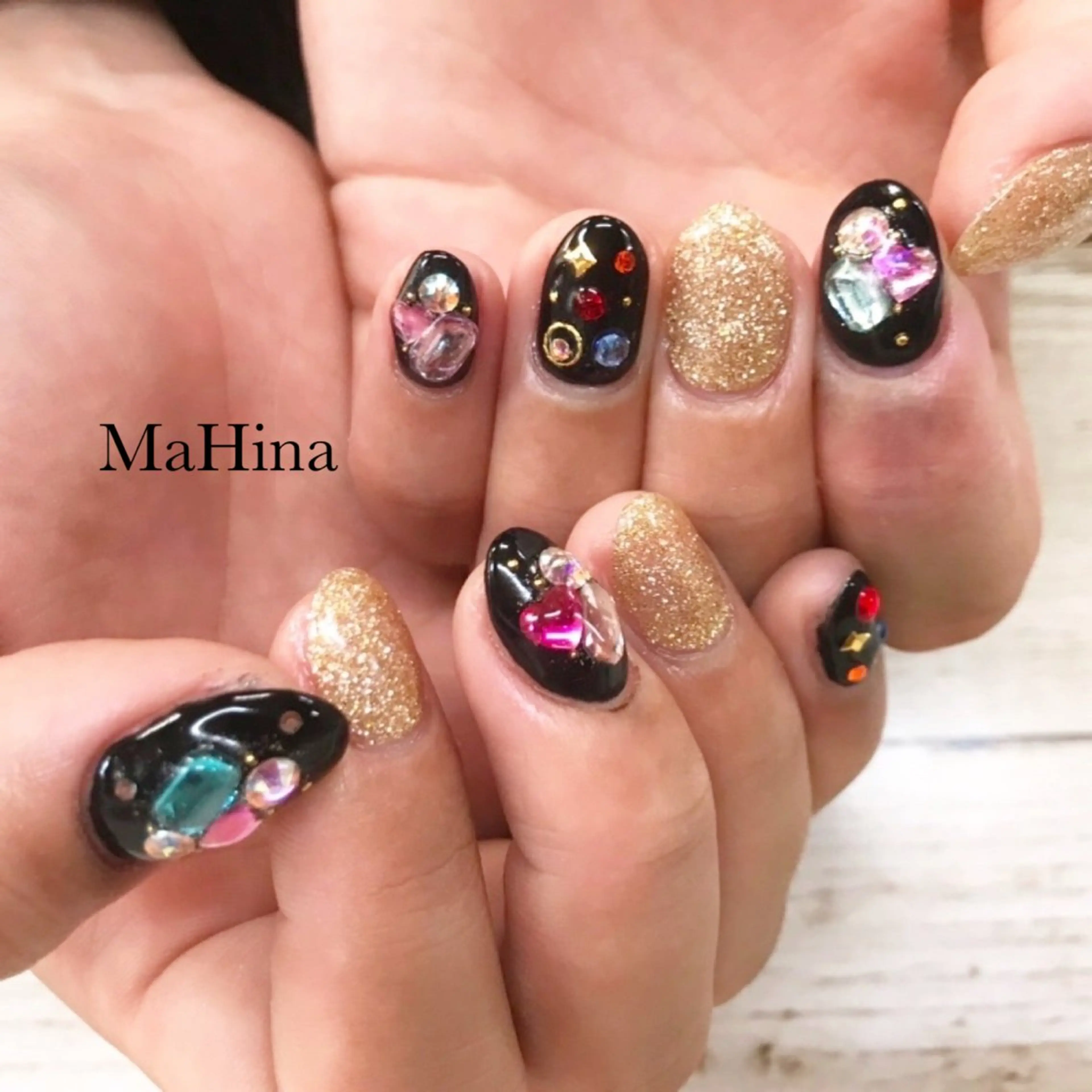 ネイル ジェルネイル 冬ネイル クリスマス ハンドネイル Healing Salon...MaHina(マヒナ)所属・MaHina🌙 salonのネイルデザイン