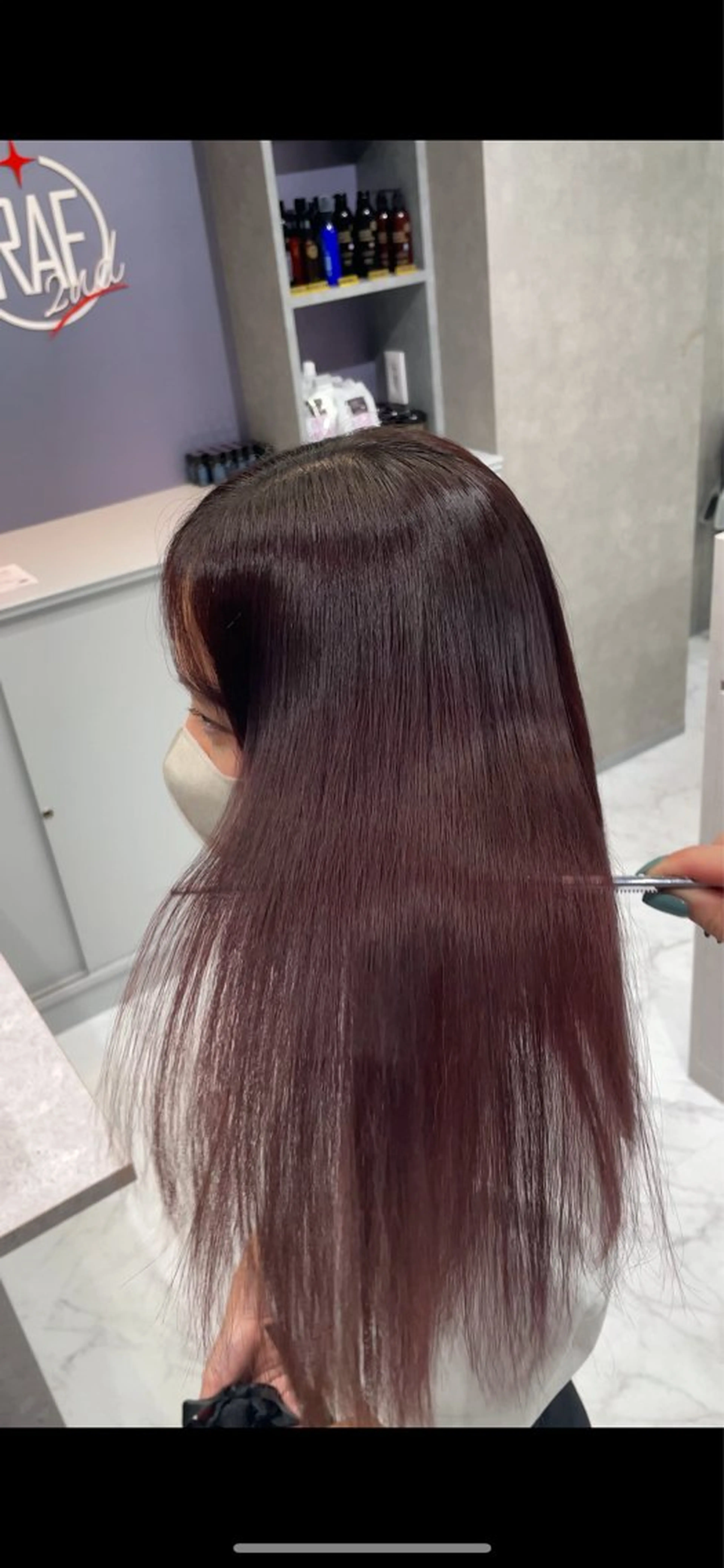 ロング ヘアカラー トリートメント RAF TOKYO 2nd 今泉店所属・RAF KAEDEのヘアスタイル
