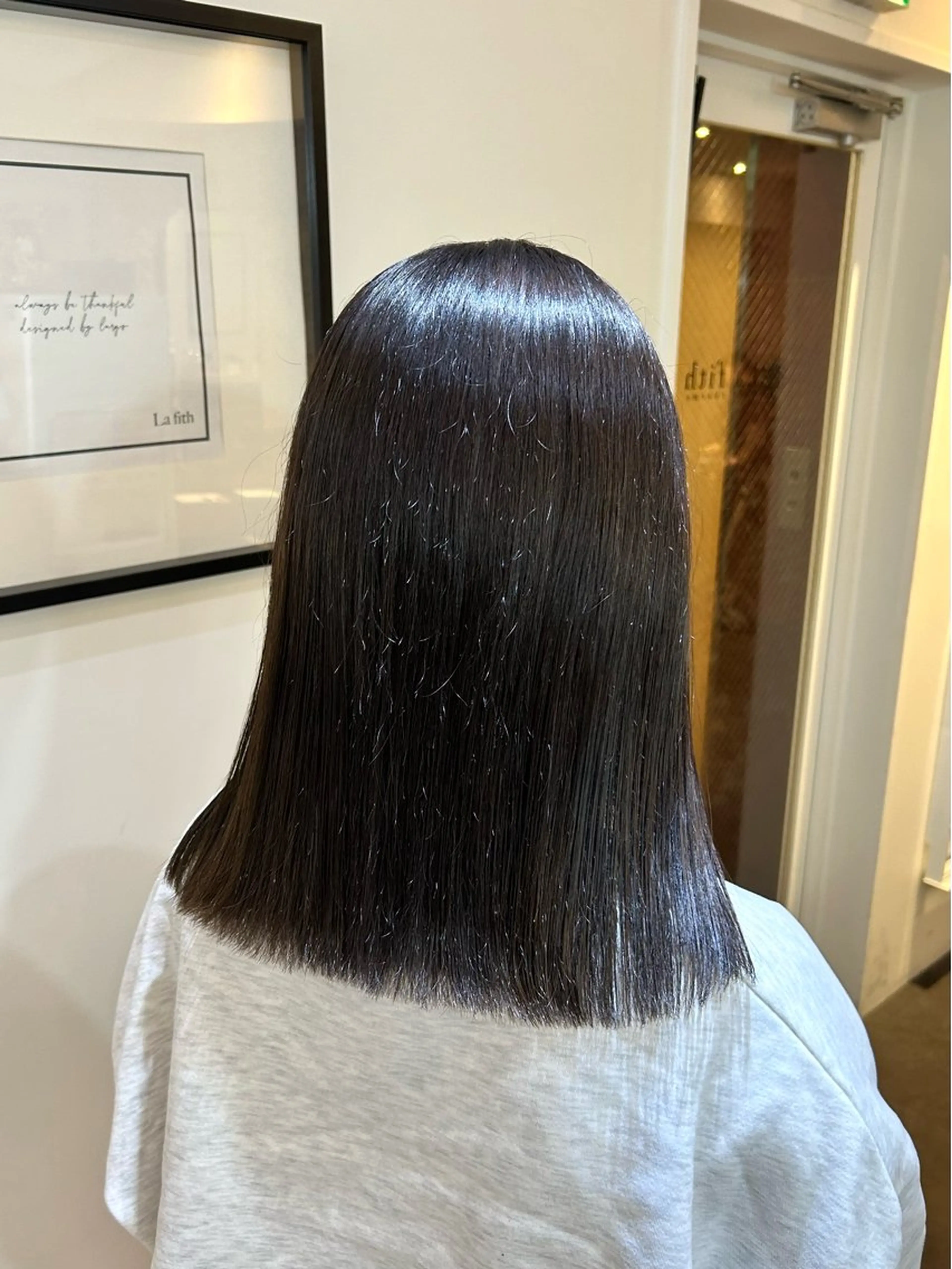 ミディアム カラー カット ヘアカラー La fith hair luxe 門前仲町店所属・透明感/暖色カラー 💖【Misaki】のヘアスタイル