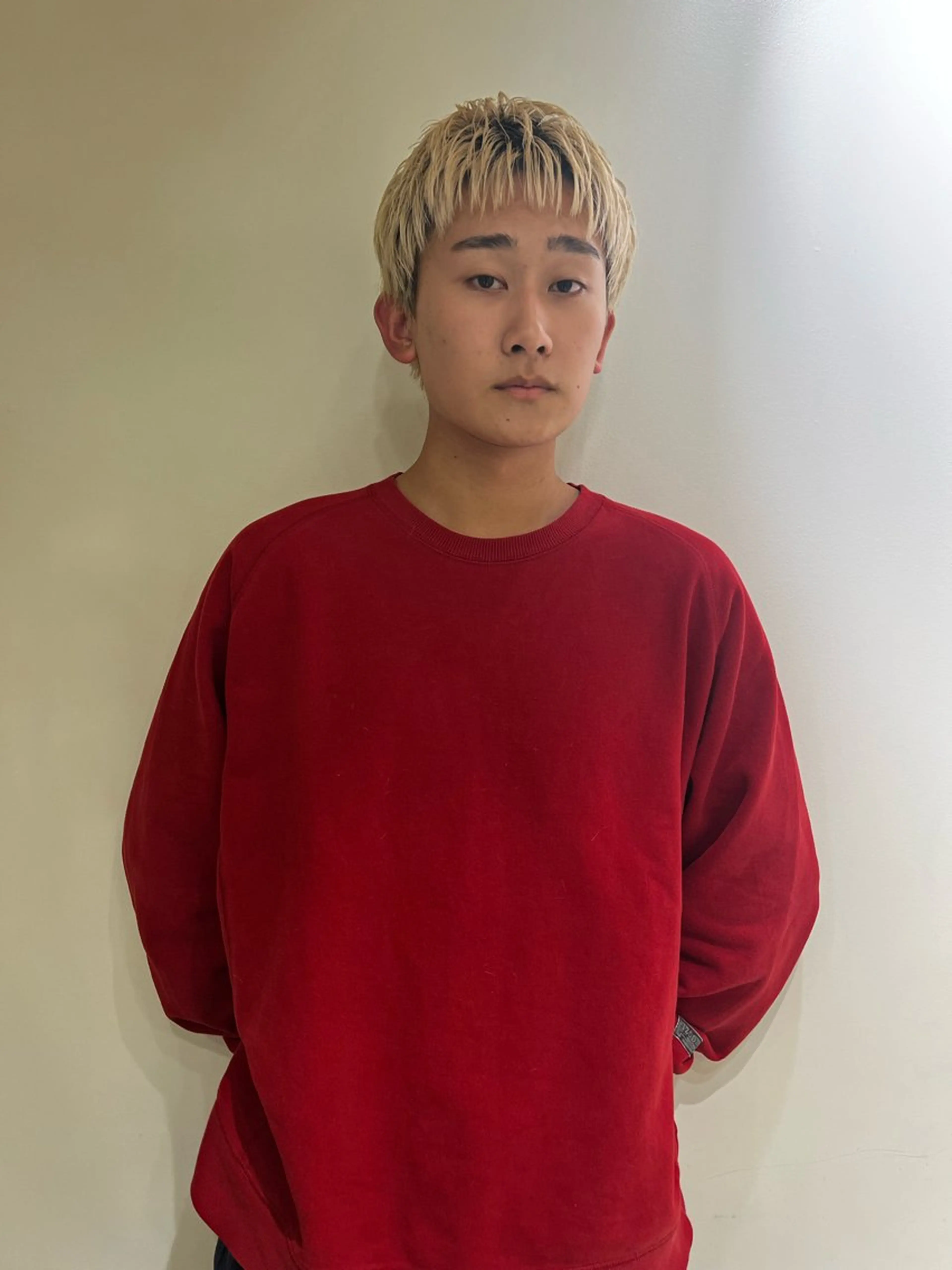 カラー メンズ ブロンド miwa Yuma /メンズパーマのヘアスタイル