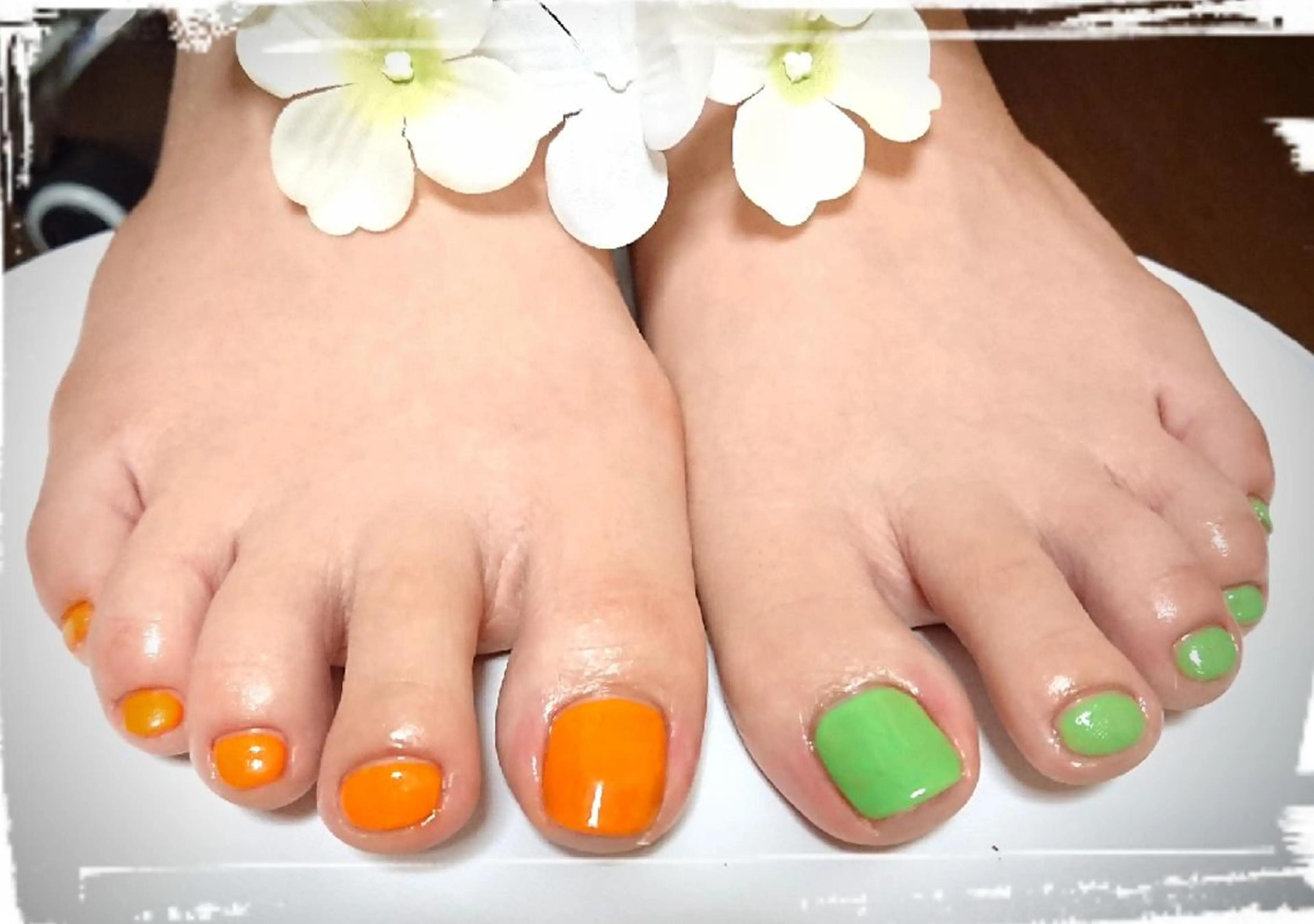 ネイル フットネイル フットネイル 林 珠里のネイルデザイン