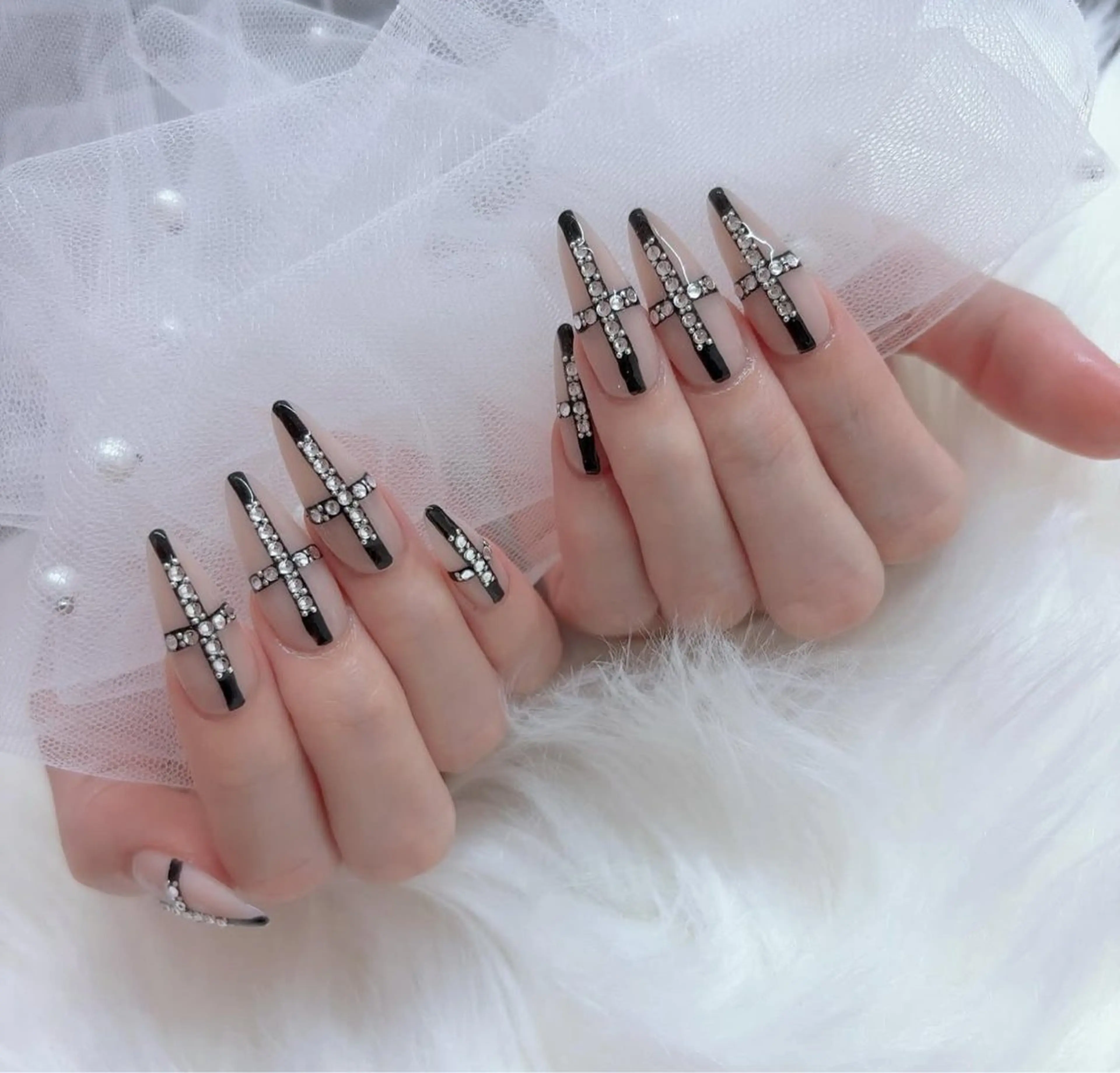 ネイル オーロラネイル クリアネイル フラッシュネイル ジェルネイル グラデーション ハンドネイル LilyLala Nailsalonのネイルデザイン