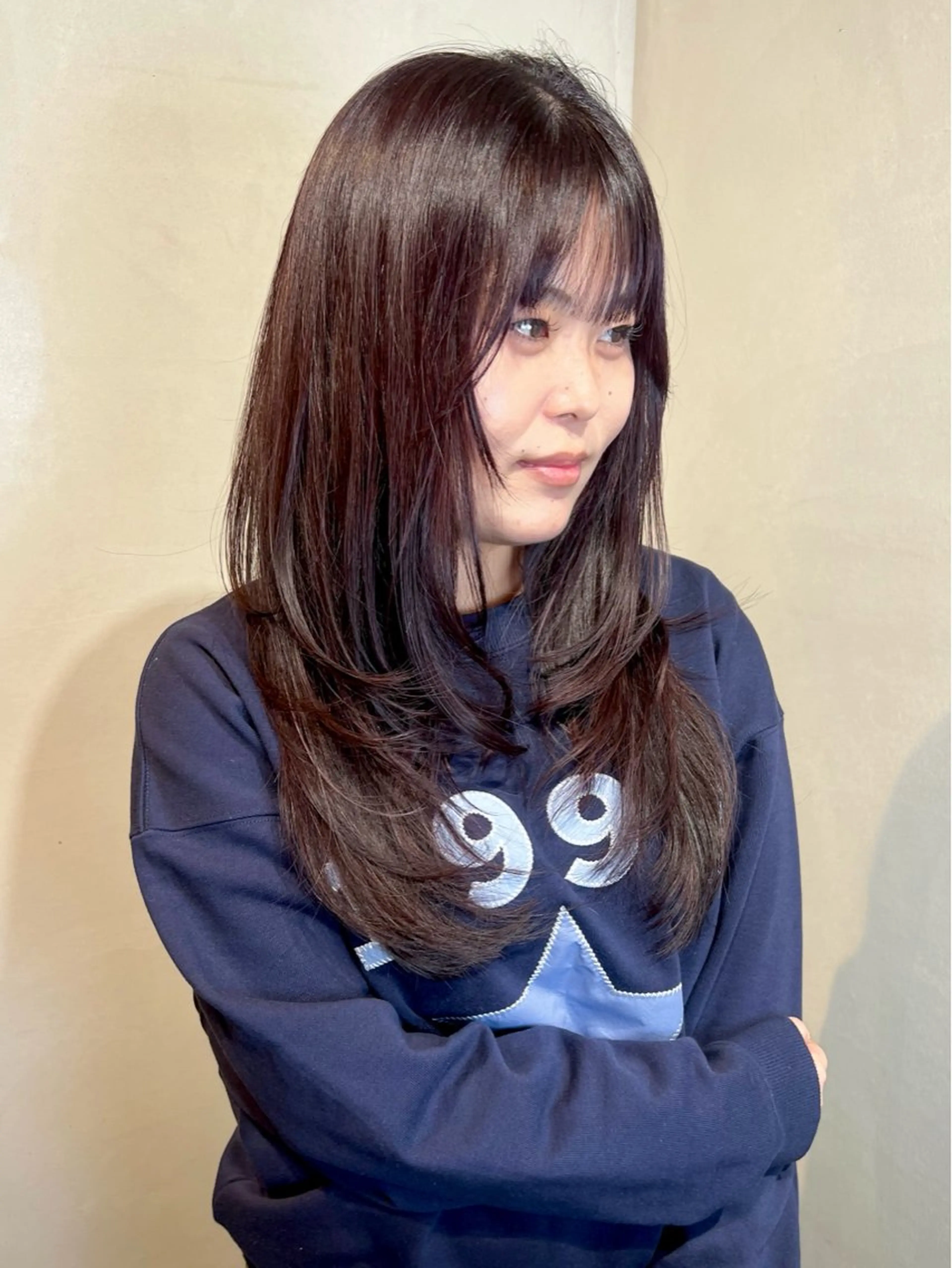 ロング カット トリートメント Aya/四条烏丸/ インナーカラーのヘアスタイル