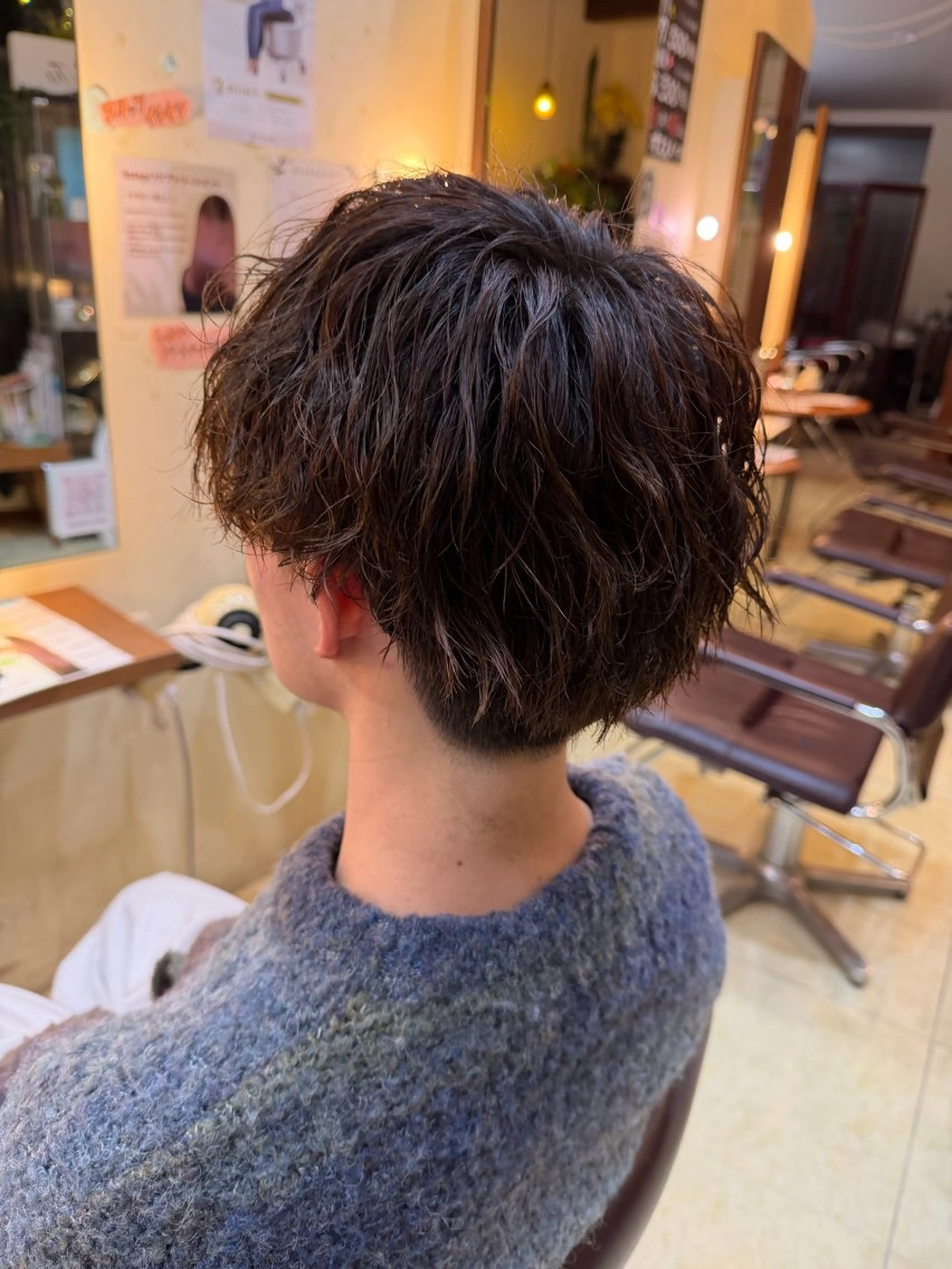 パーマ パーマ トリートメント hair&makeRIHGA所属・希優/ケアカラー /ハイトーンカラーのヘアスタイル