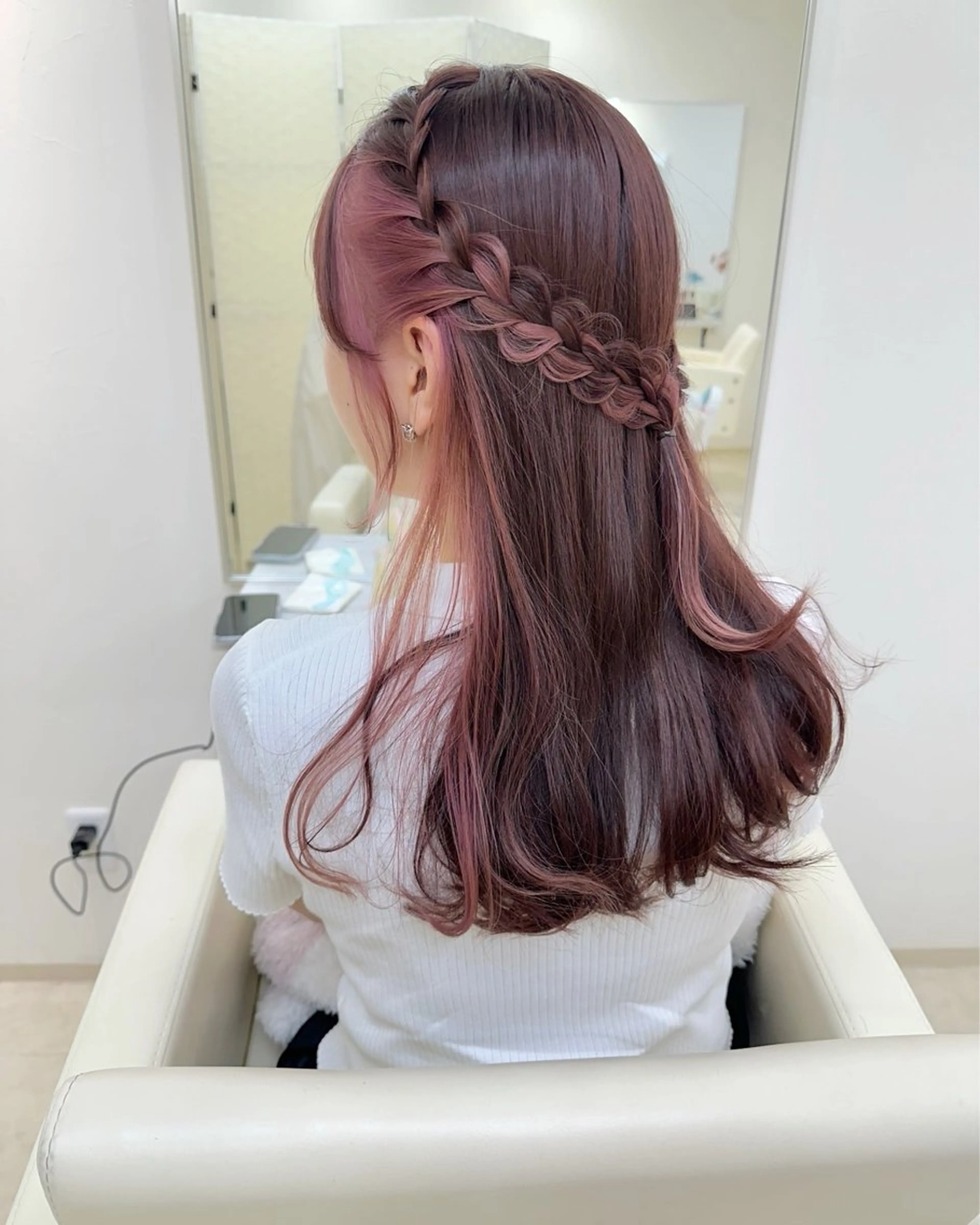 カラー ヘアアレンジ 梅津 光帆のヘアスタイル