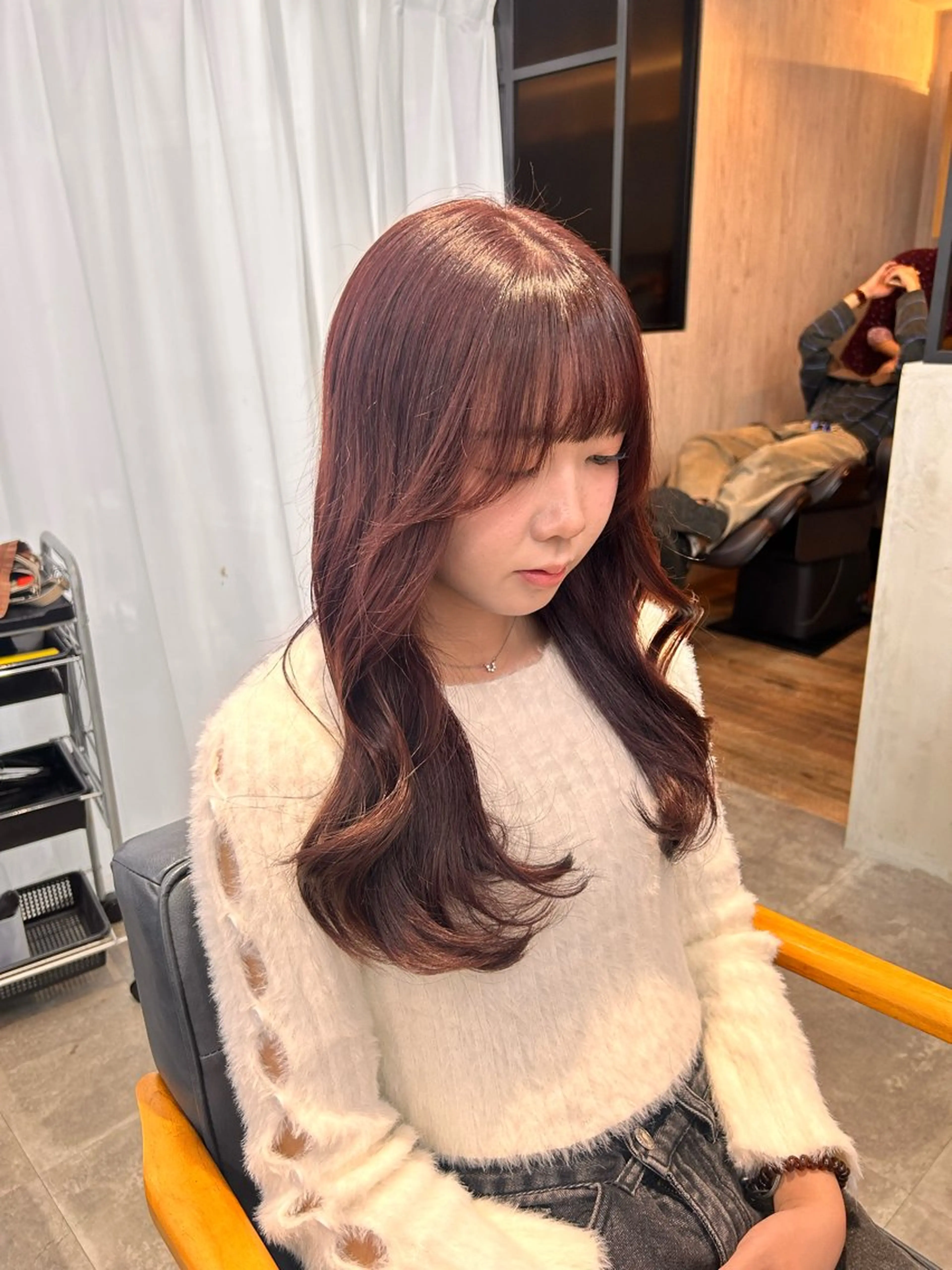 ロング カラー 韓国×髪質改善カラー 💎hinaのヘアスタイル