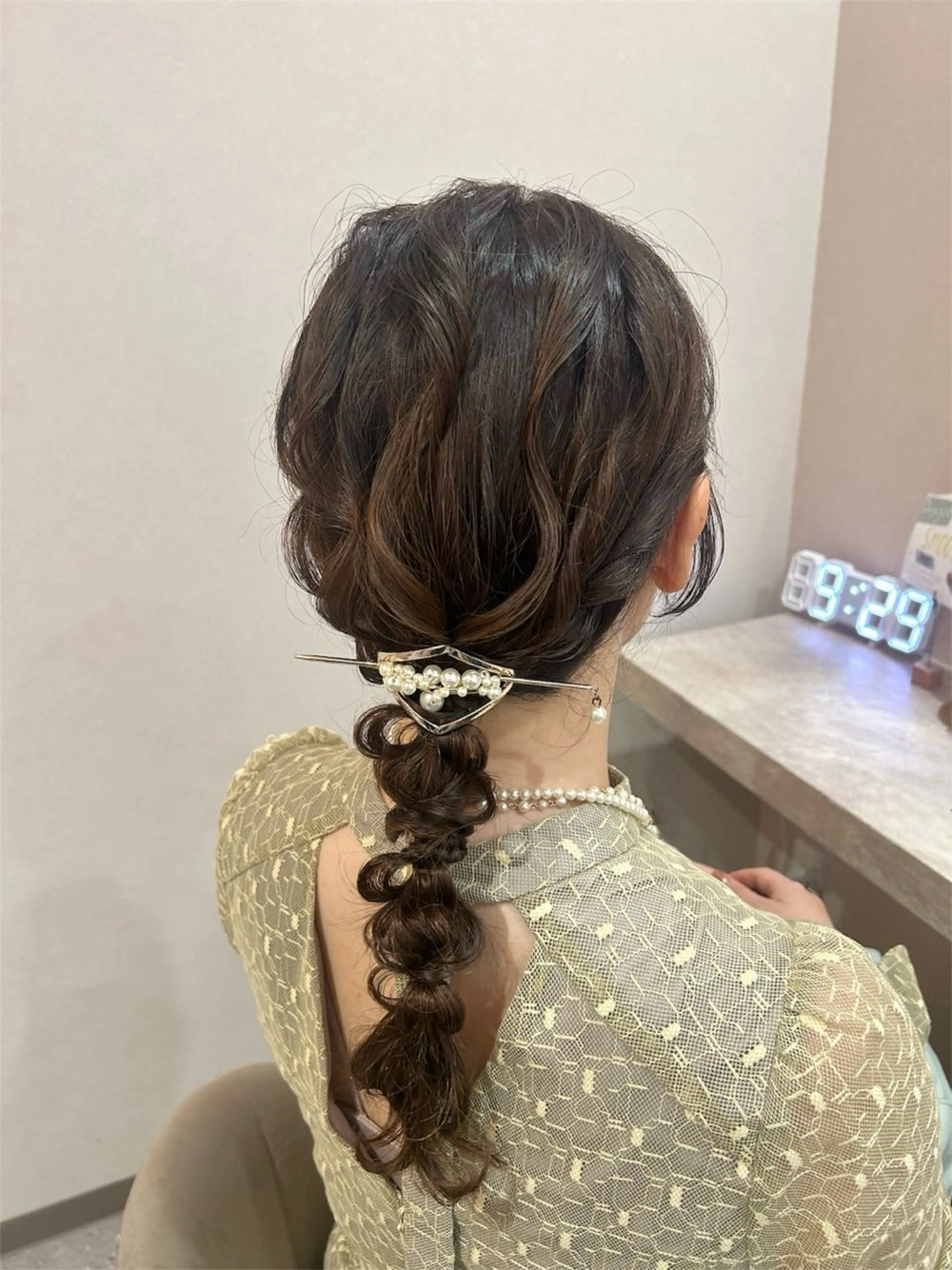 セミロング ヘアセット Mila Hazukiのヘアスタイル