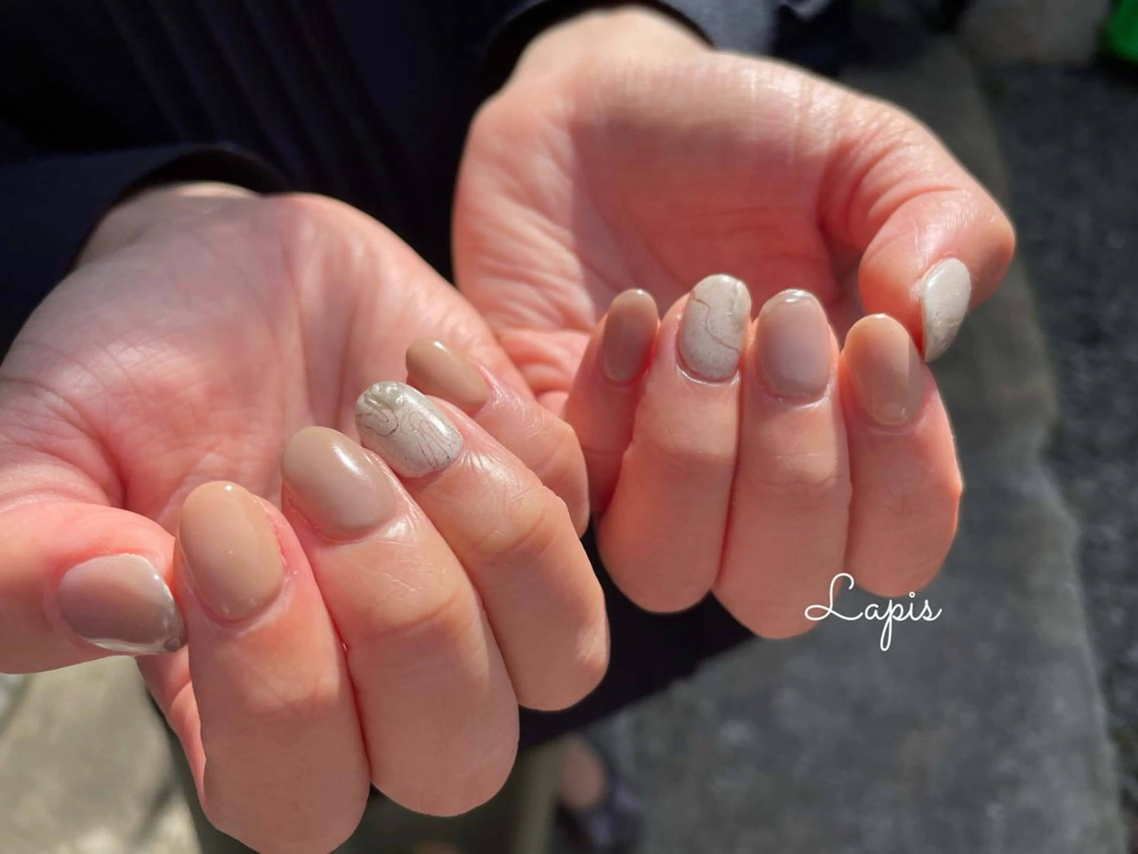 ネイル ハンドネイル Lapis *のネイルデザイン