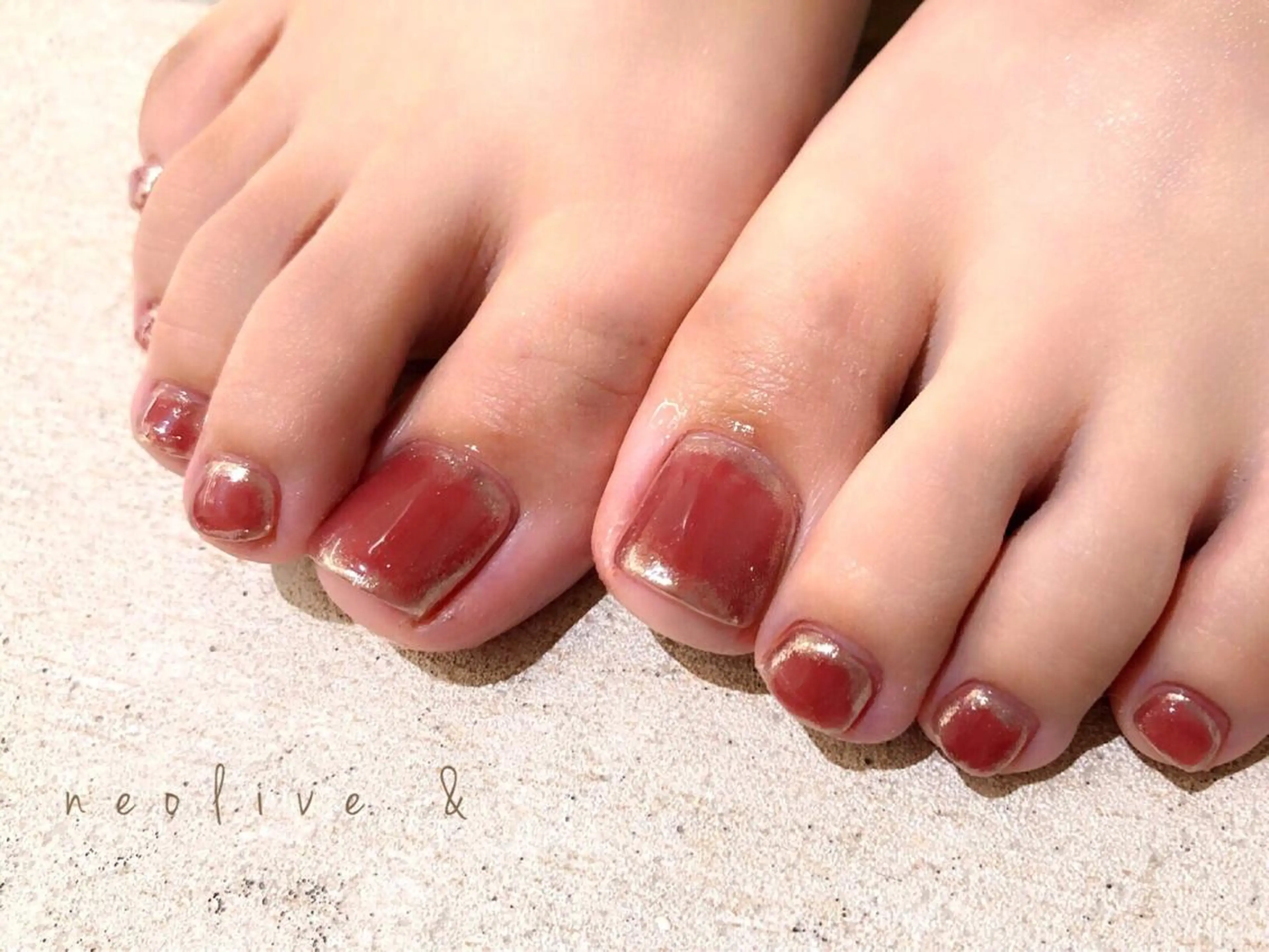 ネイル フットネイル Yuriko Omi パラジェル/渋谷のネイルデザイン