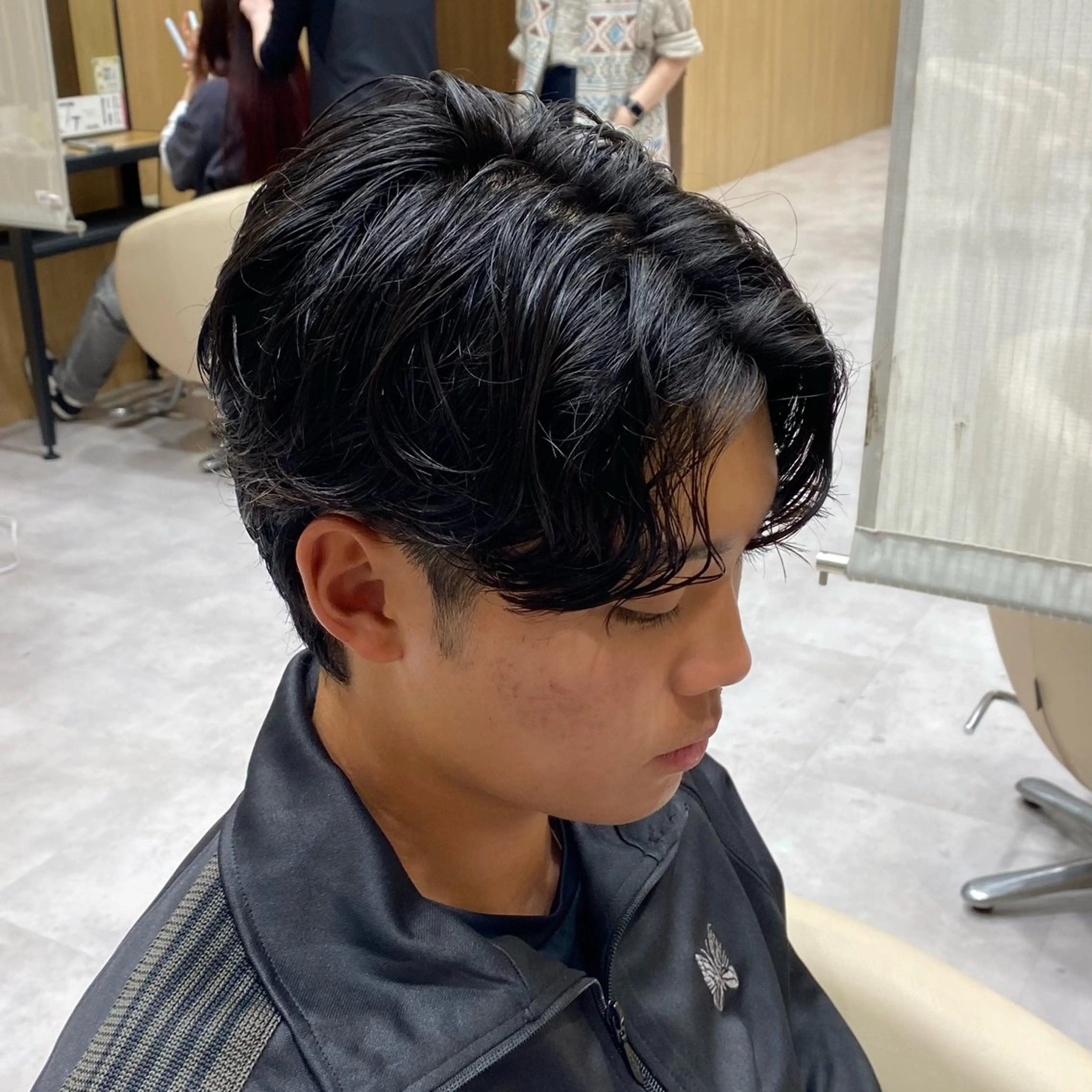 ショート パーマ メンズ UNIX所属・村上翼/ハンサム ショート/パーマのヘアスタイル