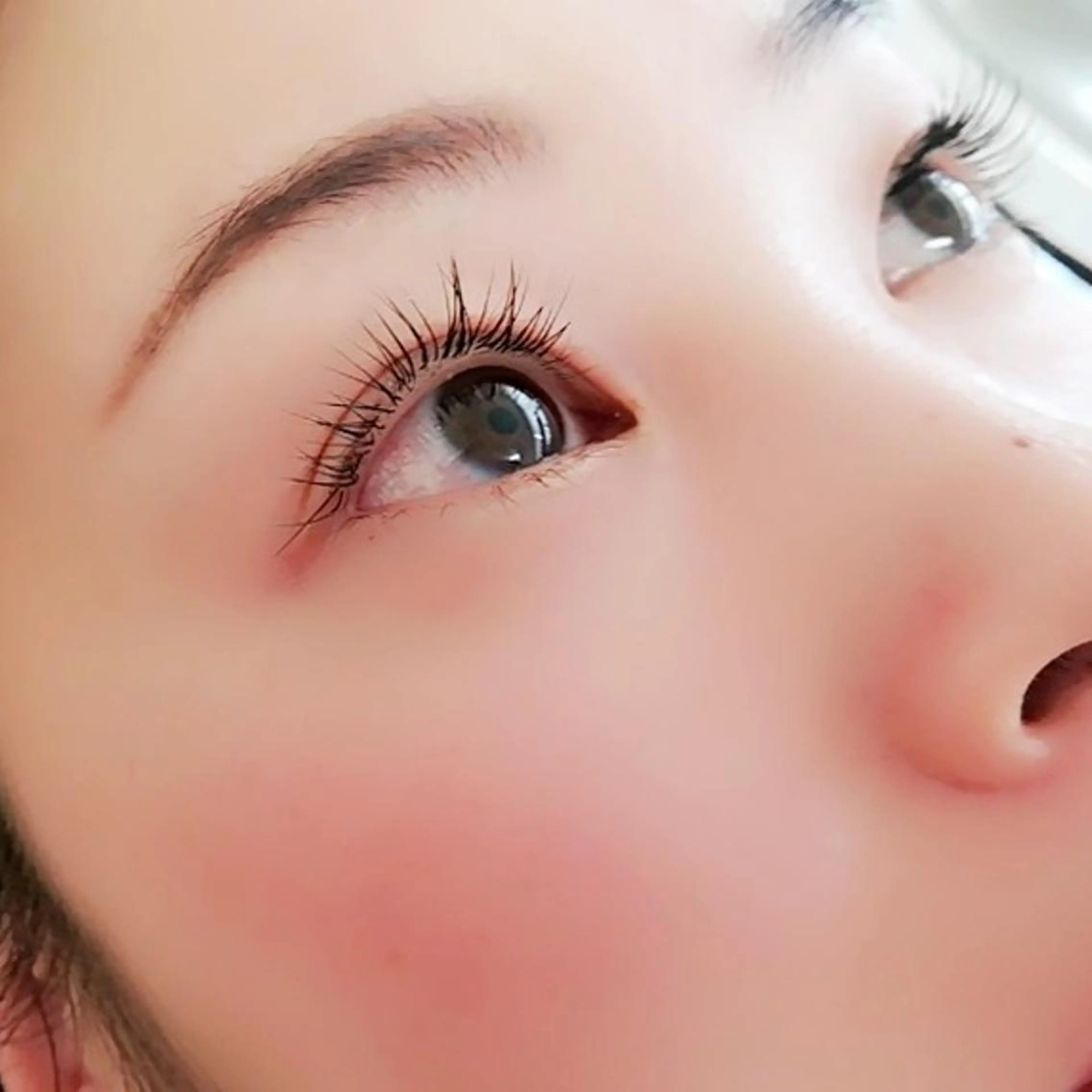 マツエク・マツパ 付け放題 キュート フラットラッシュ ナチュラル セーブル 吉岡 ゆうなのマツエク・マツパデザイン