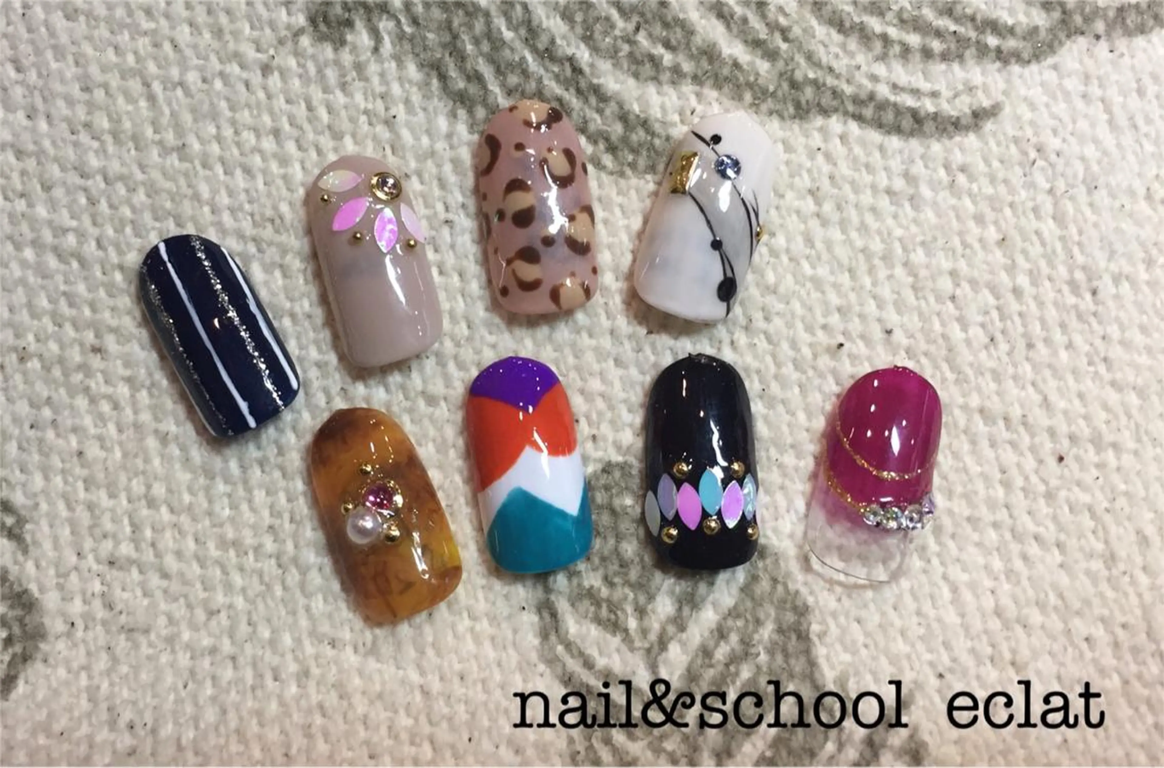 ネイル センター南 eclatのネイルデザイン