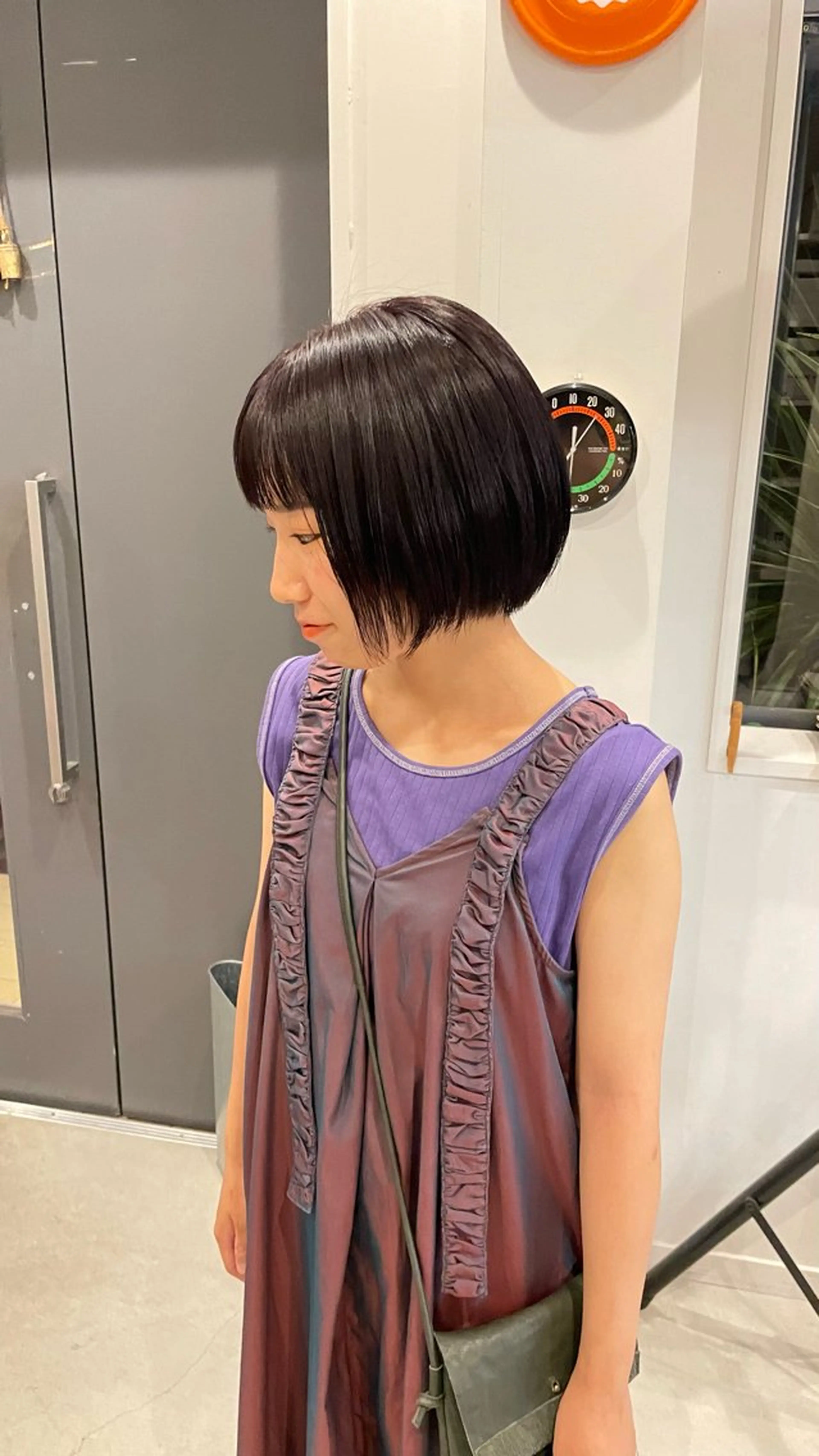 ショート カラー 大庭 渚紗のヘアスタイル