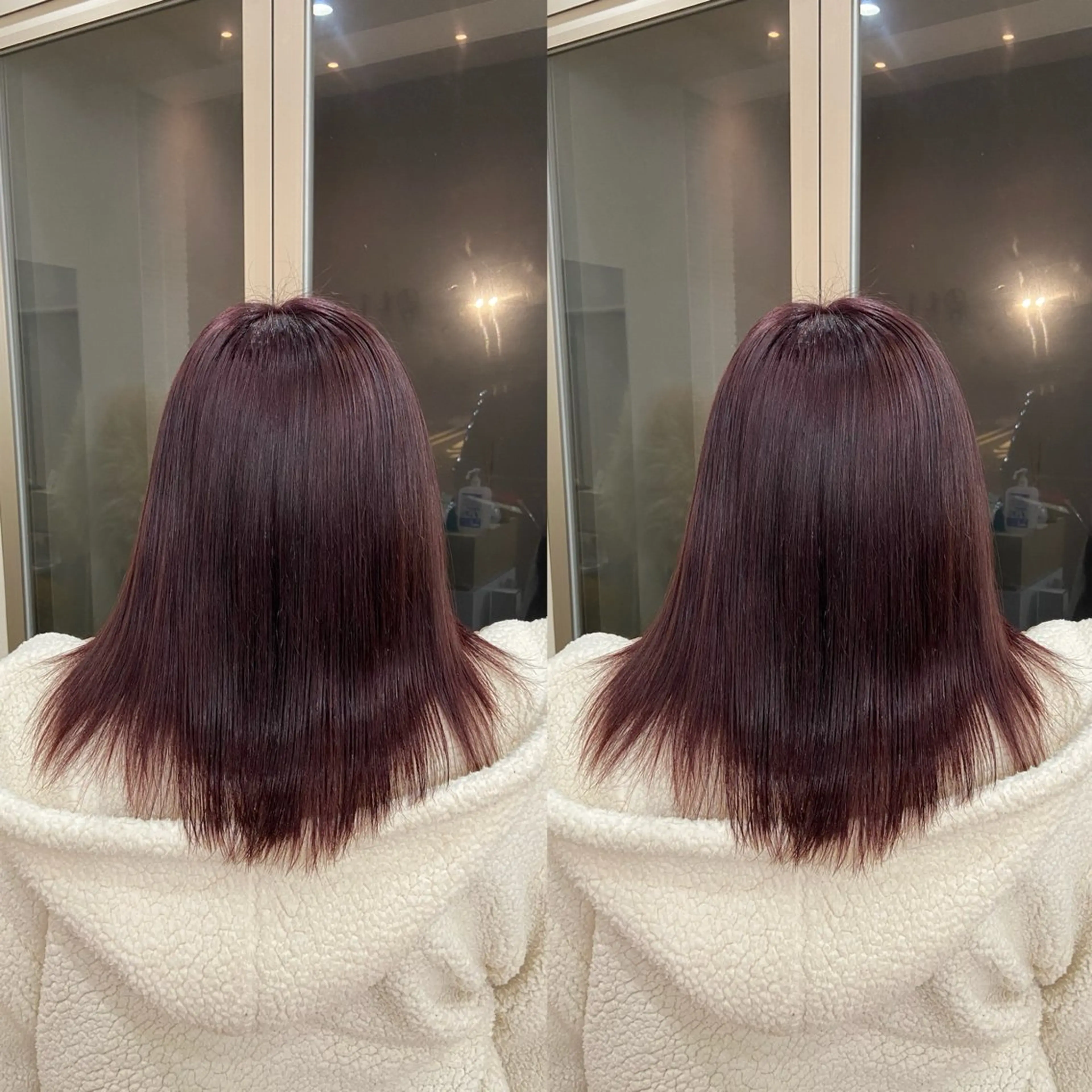 ミディアム カラー 吉成 葉南のヘアスタイル