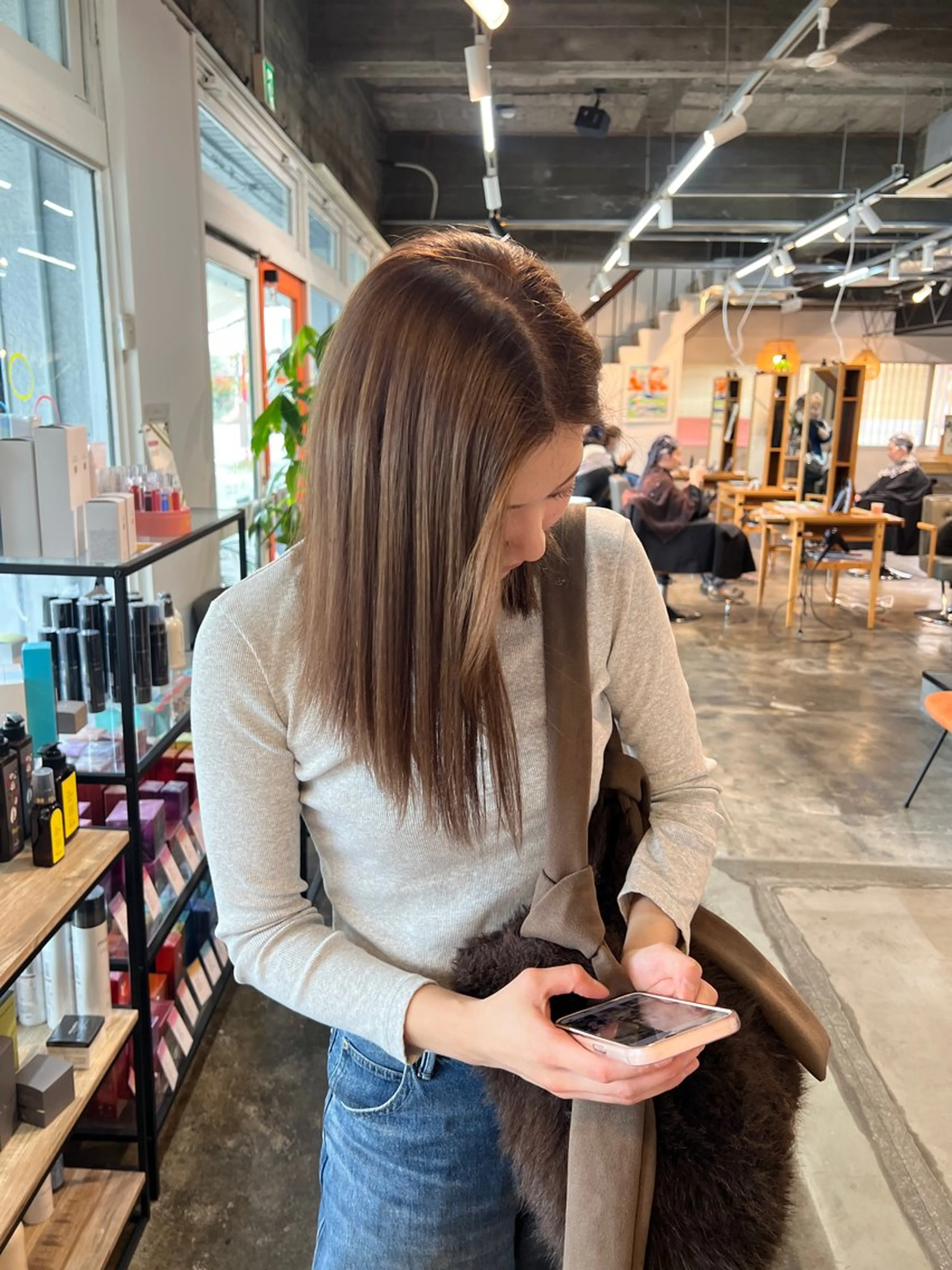 ミディアム カラー カット ヘアカラー くまざき　なな /スタイリストのヘアスタイル