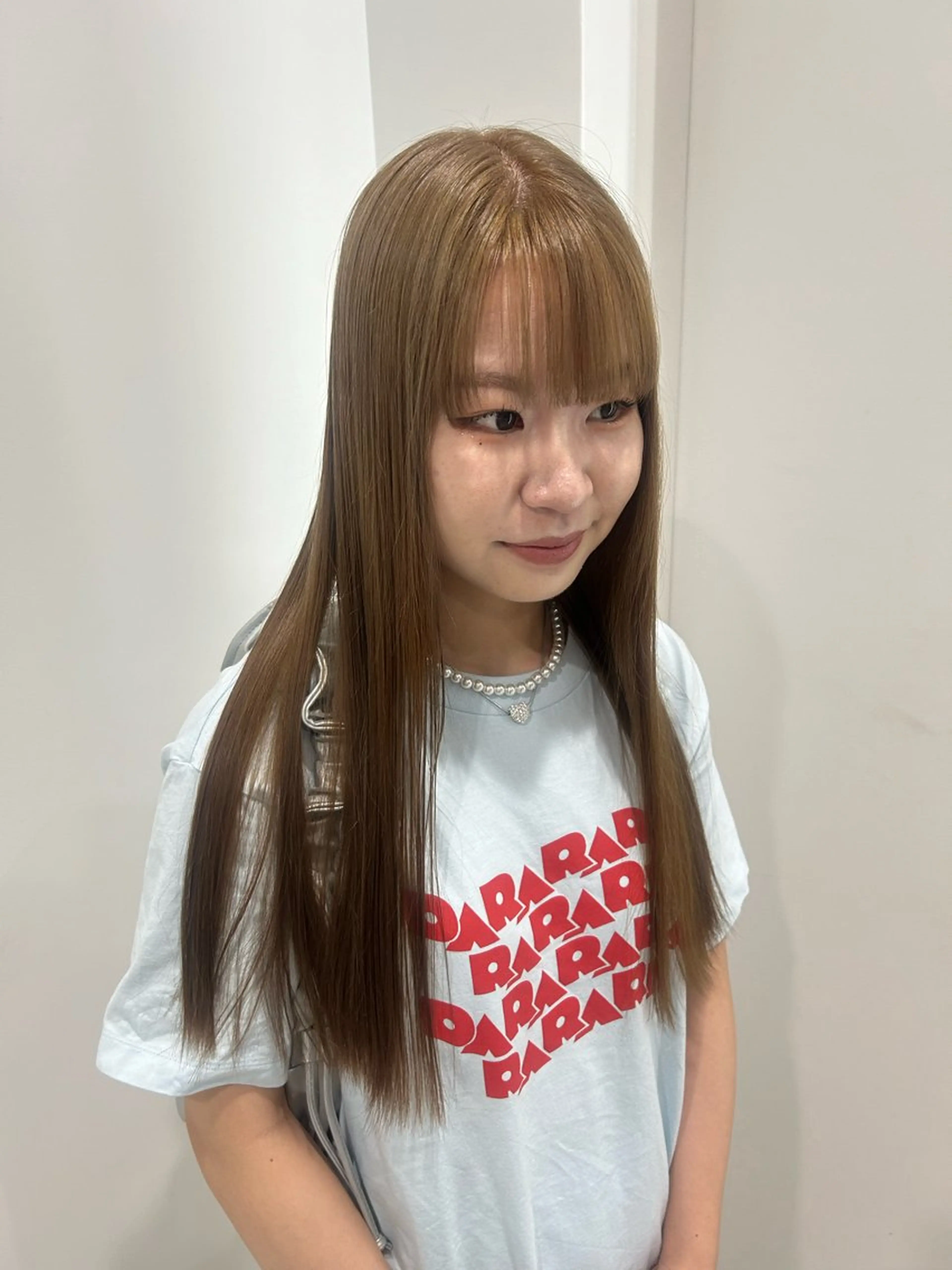 ロング カラー 愛結 暖色カラー🎀🩰のヘアスタイル