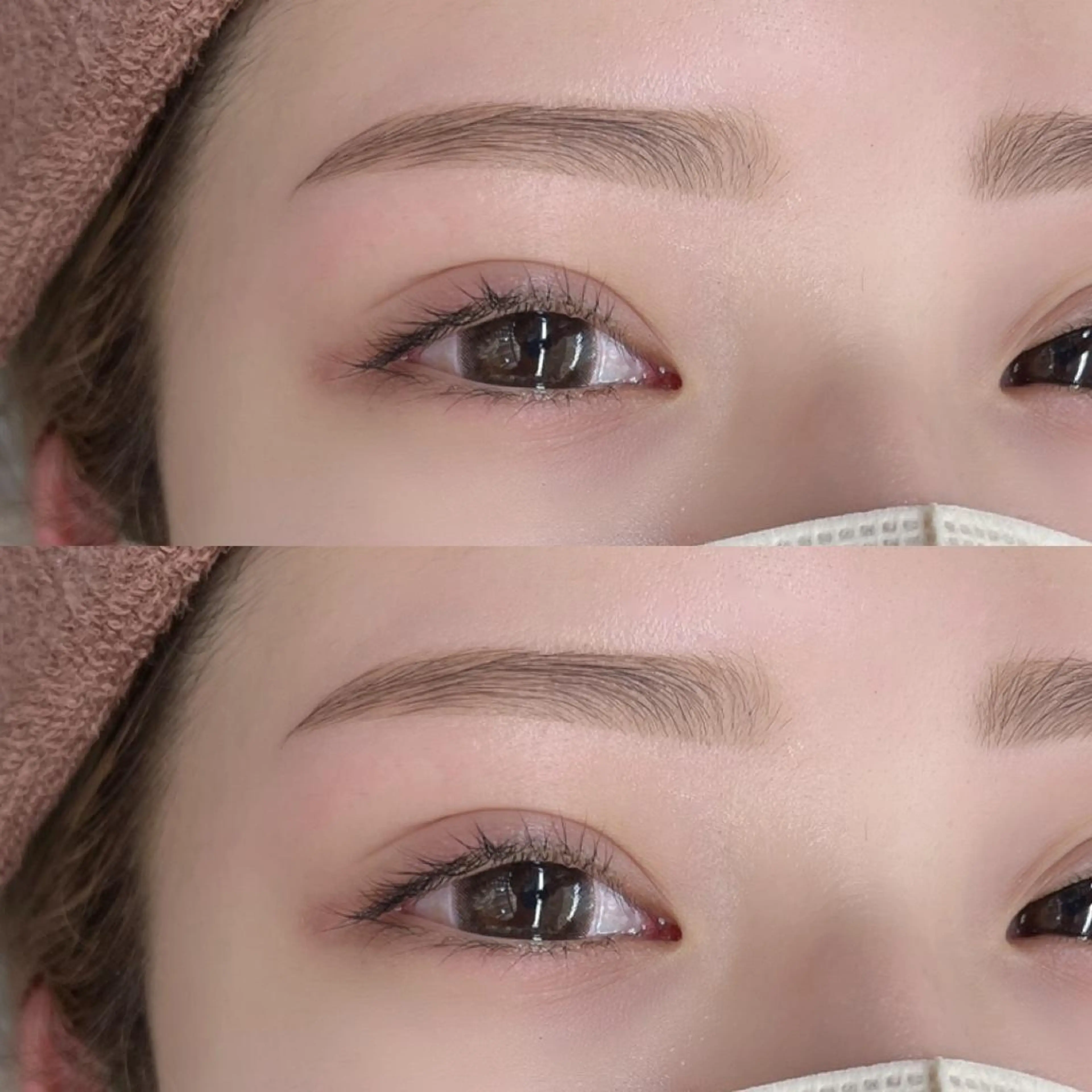 パーマ マツエク・マツパ アイブロウ BEIGE 金山 🌹RUKAのマツエク・マツパデザイン