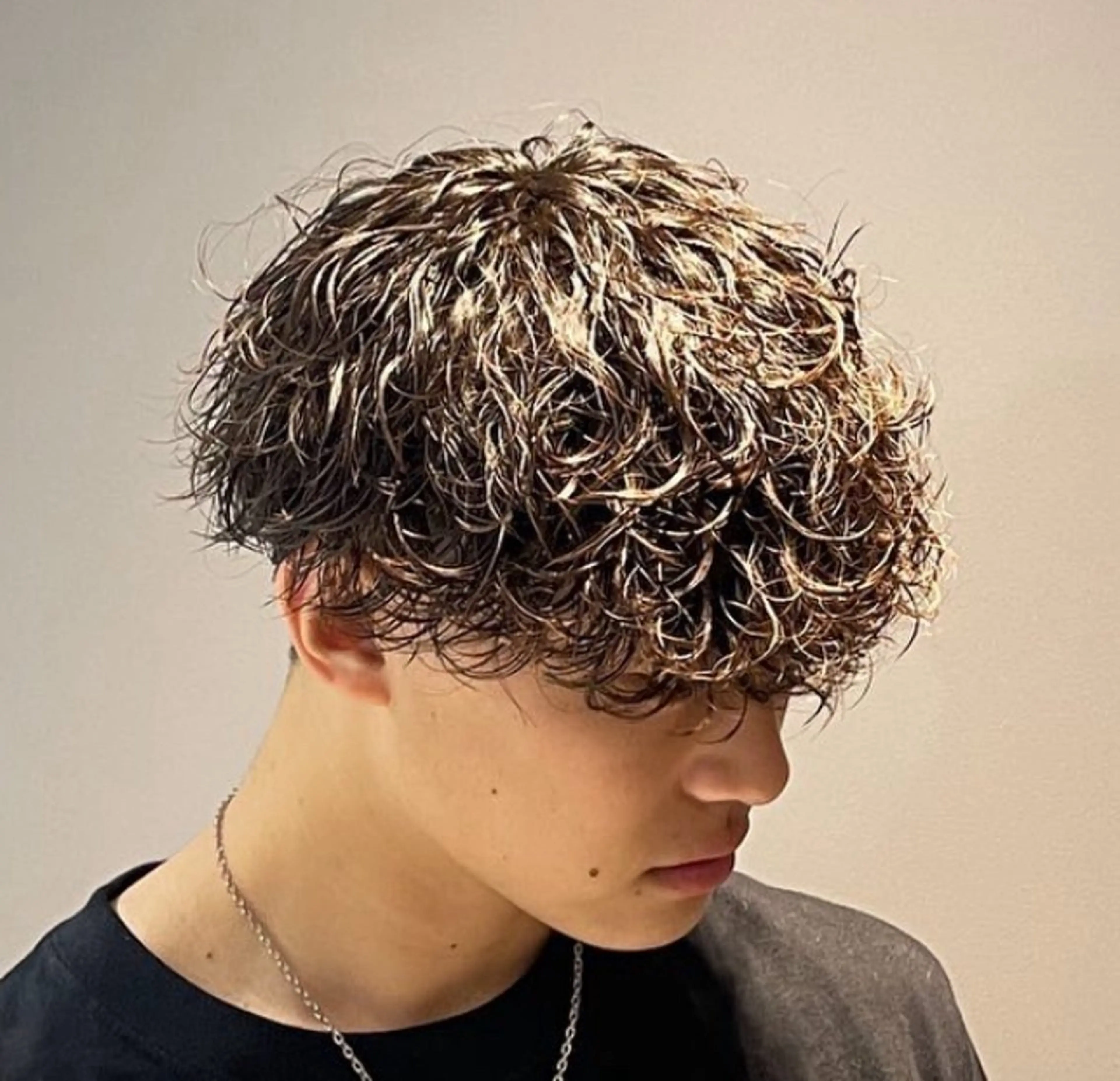 パーマ メンズ メンズブリーチ メンズパーマ えーき/渋谷No.1 /メンズヘア/当日割のヘアスタイル