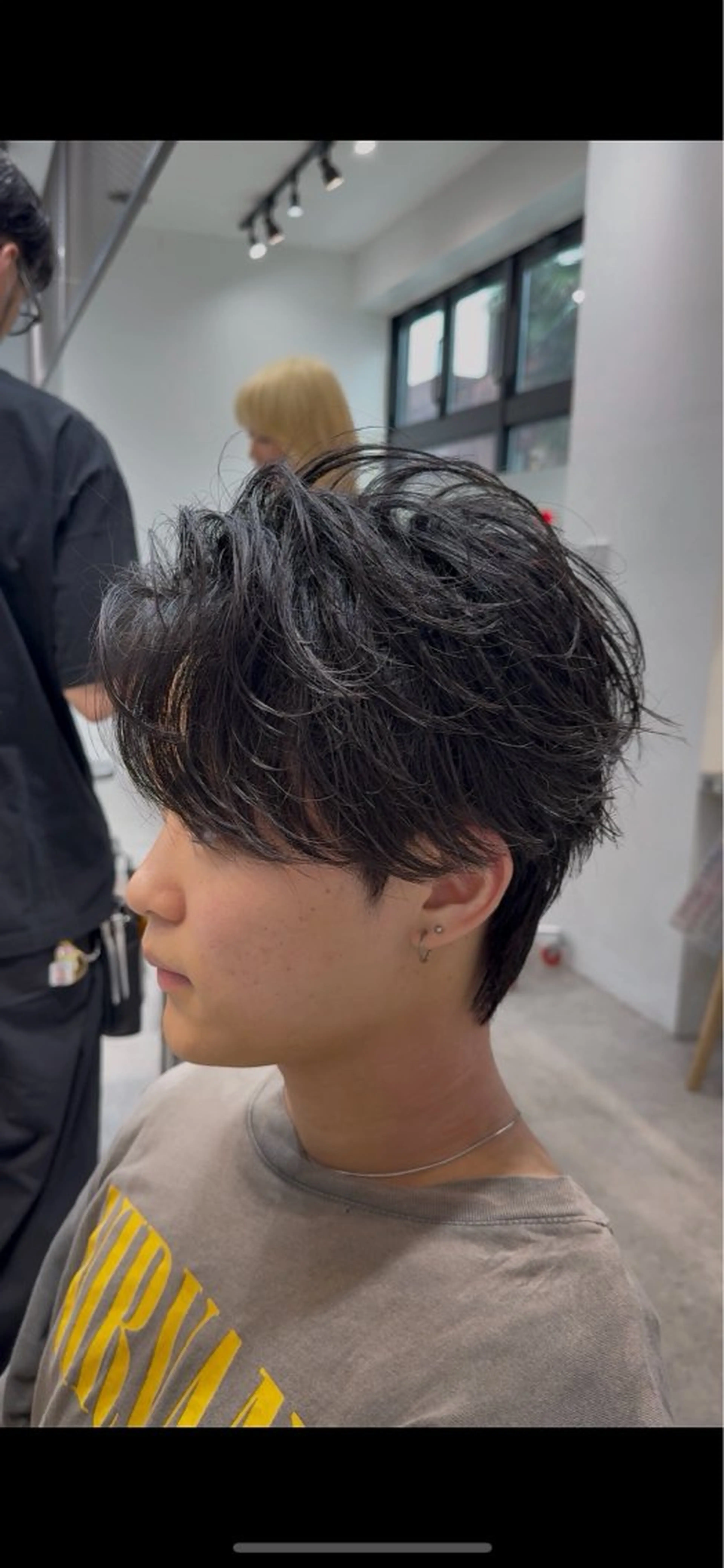 ショート パーマ メンズ カット パーマ fifth shibuya所属・fifth 菅崎愛斗のヘアスタイル