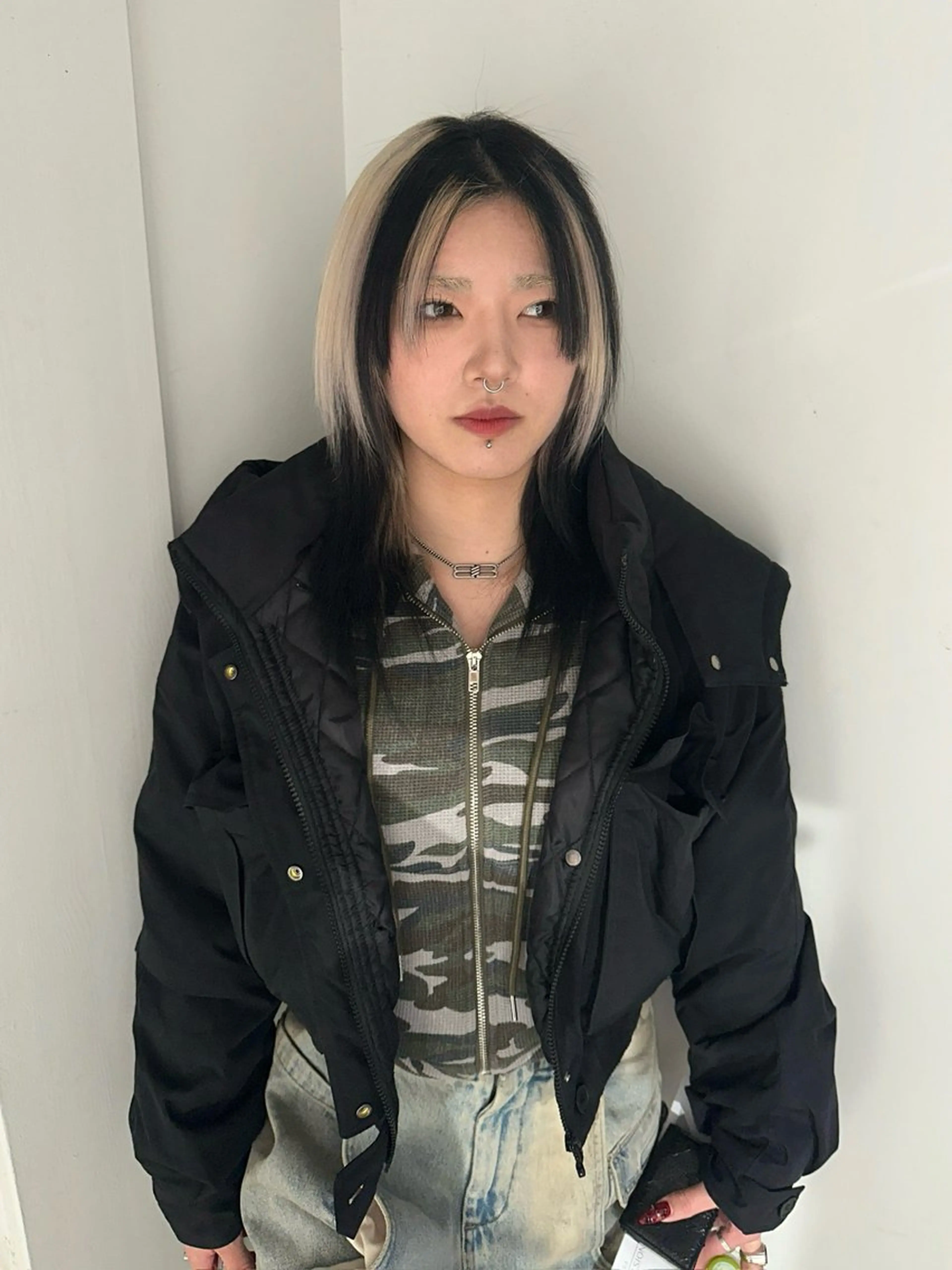 セミロング カラー カット ヘアカラー トリートメント 松本 雪愛のヘアスタイル