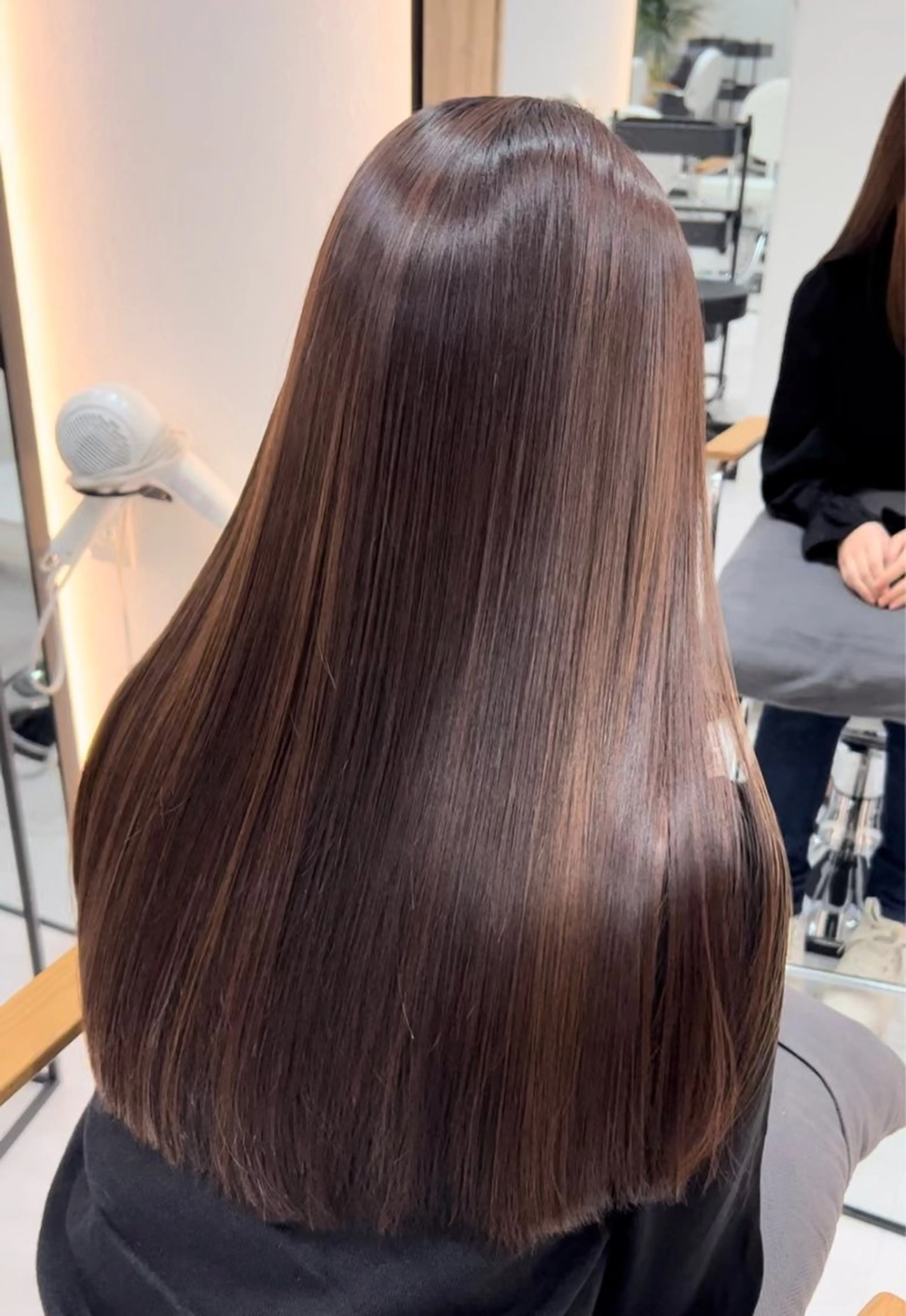 ロング カット ヘアカラー トリートメント 韓国ヘア🩶侑矢 艶髪透明感/福岡のヘアスタイル