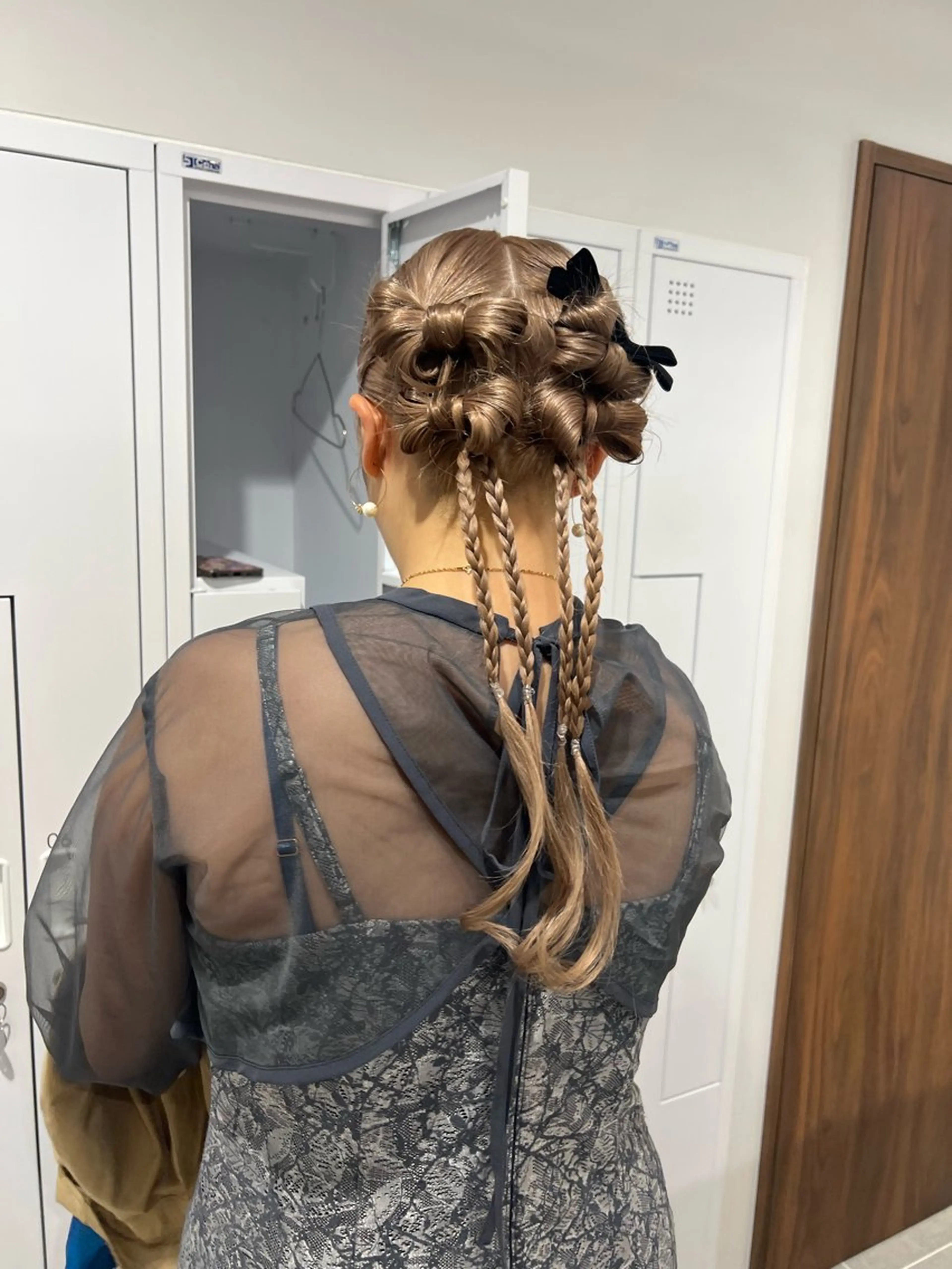 ロング ヘアアレンジ ヘアセット SALOWIN川崎WEST店所属・🌷川崎/アレンジ/ 暖色ボブ/コトネ🌷のヘアスタイル