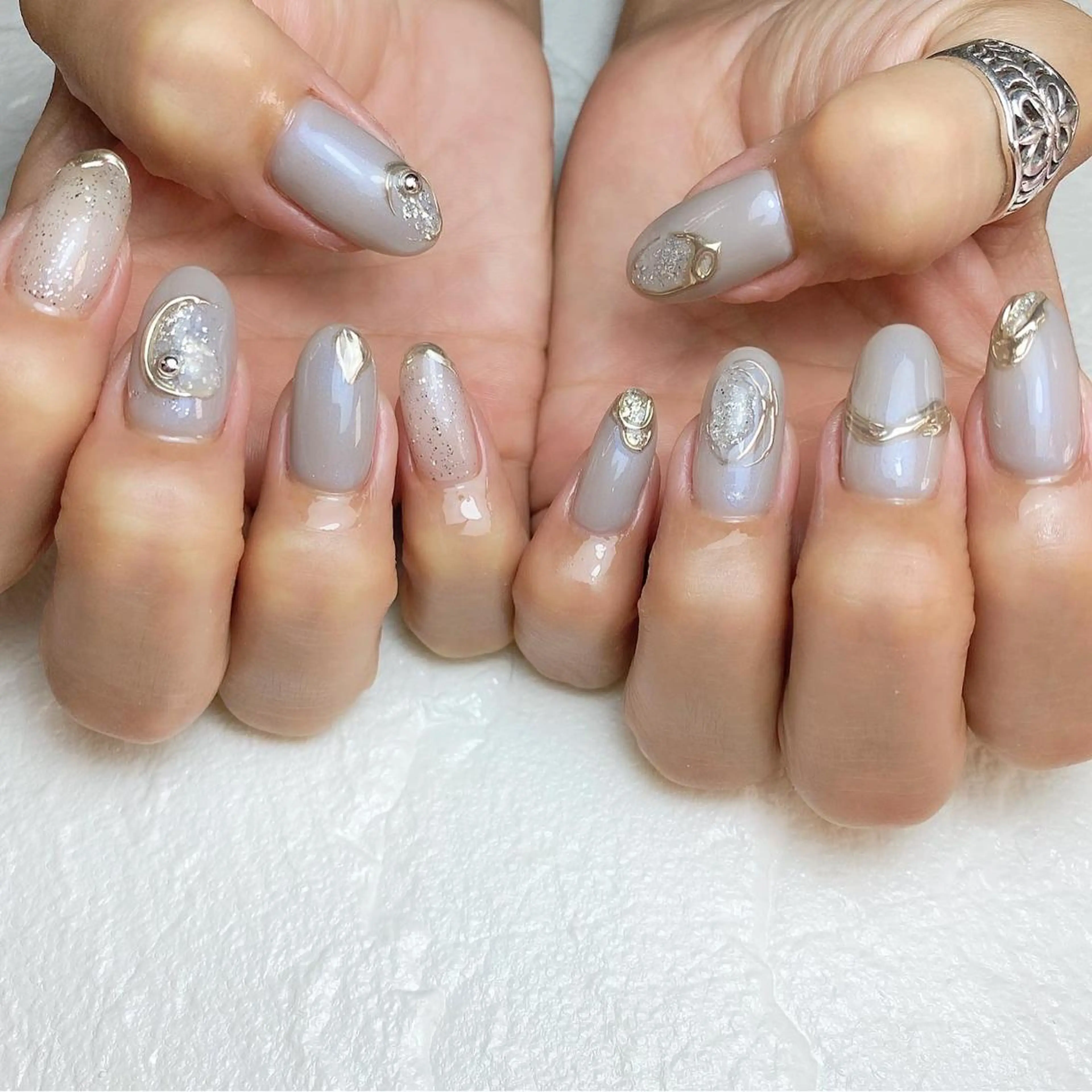 ネイル ニュアンスネイル ハンドネイル Nail ameria megu所属・ameria meguのネイルデザイン