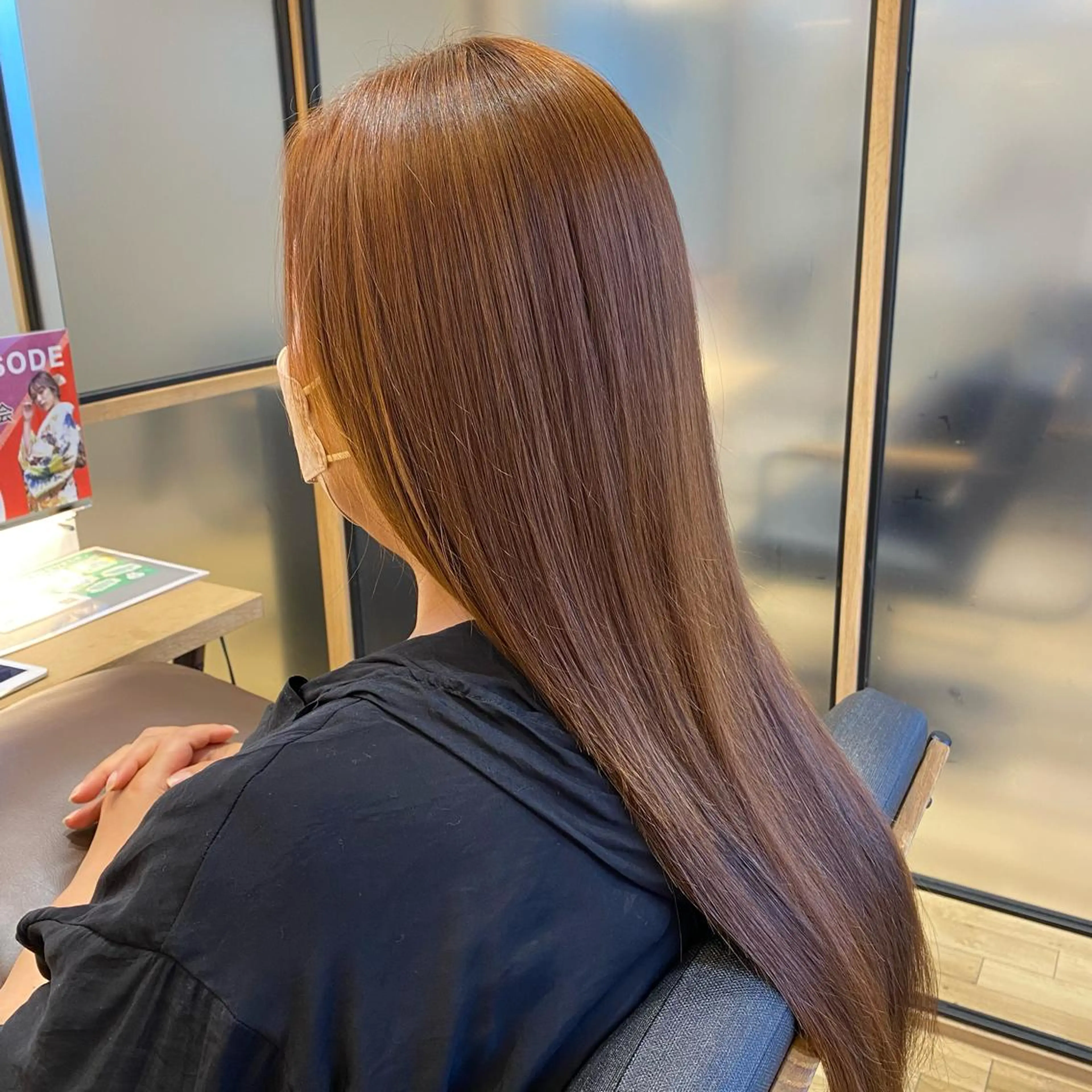ロング ついざき はるかのヘアスタイル