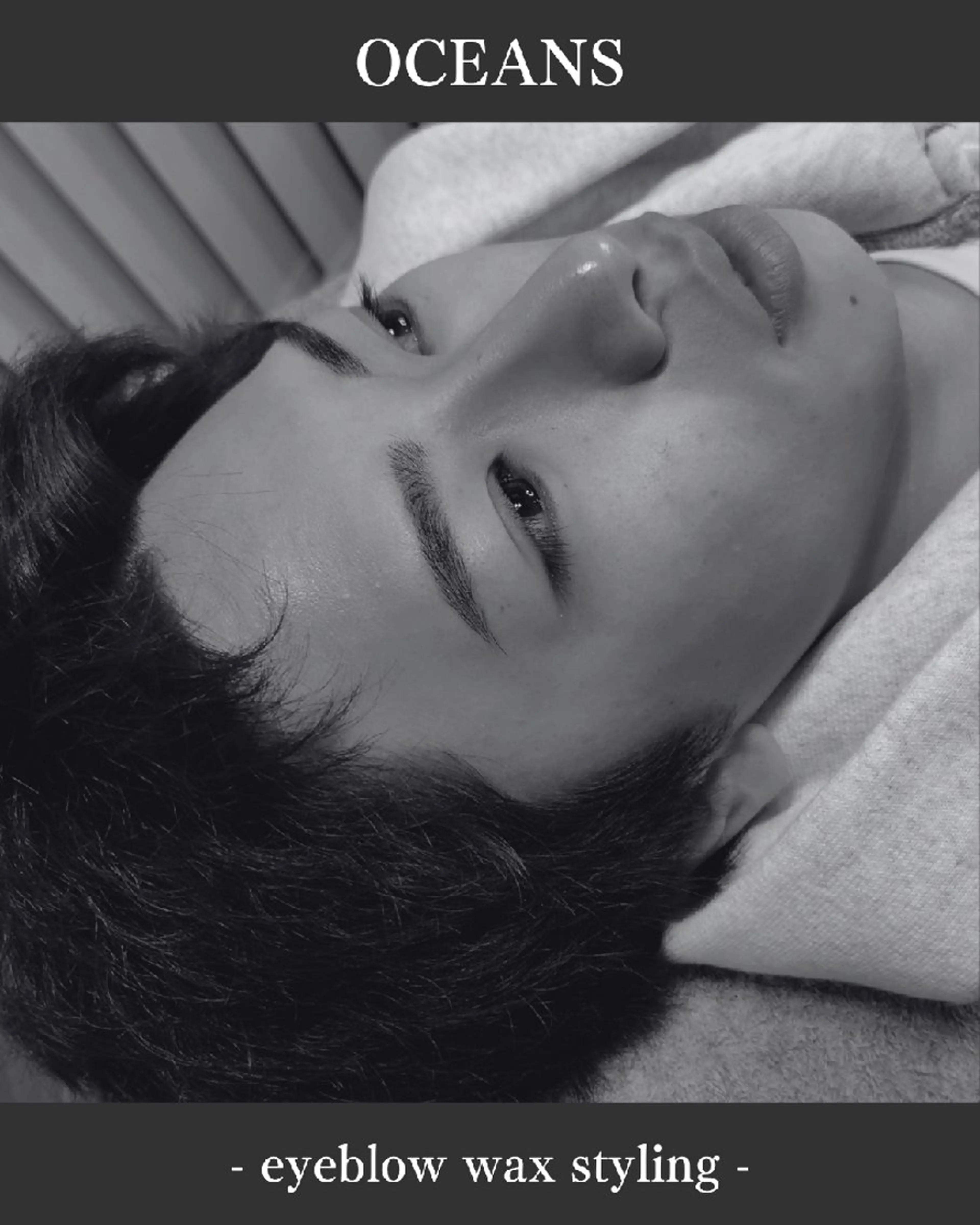 メンズ アイブロウ メンズパーマ メンズアイブロウ 眉毛ワックス脱毛 メンズ脱毛専門店Oceans所属・メンズ眉毛・脱毛専門 Oceansの眉毛・アイブロウイメージ