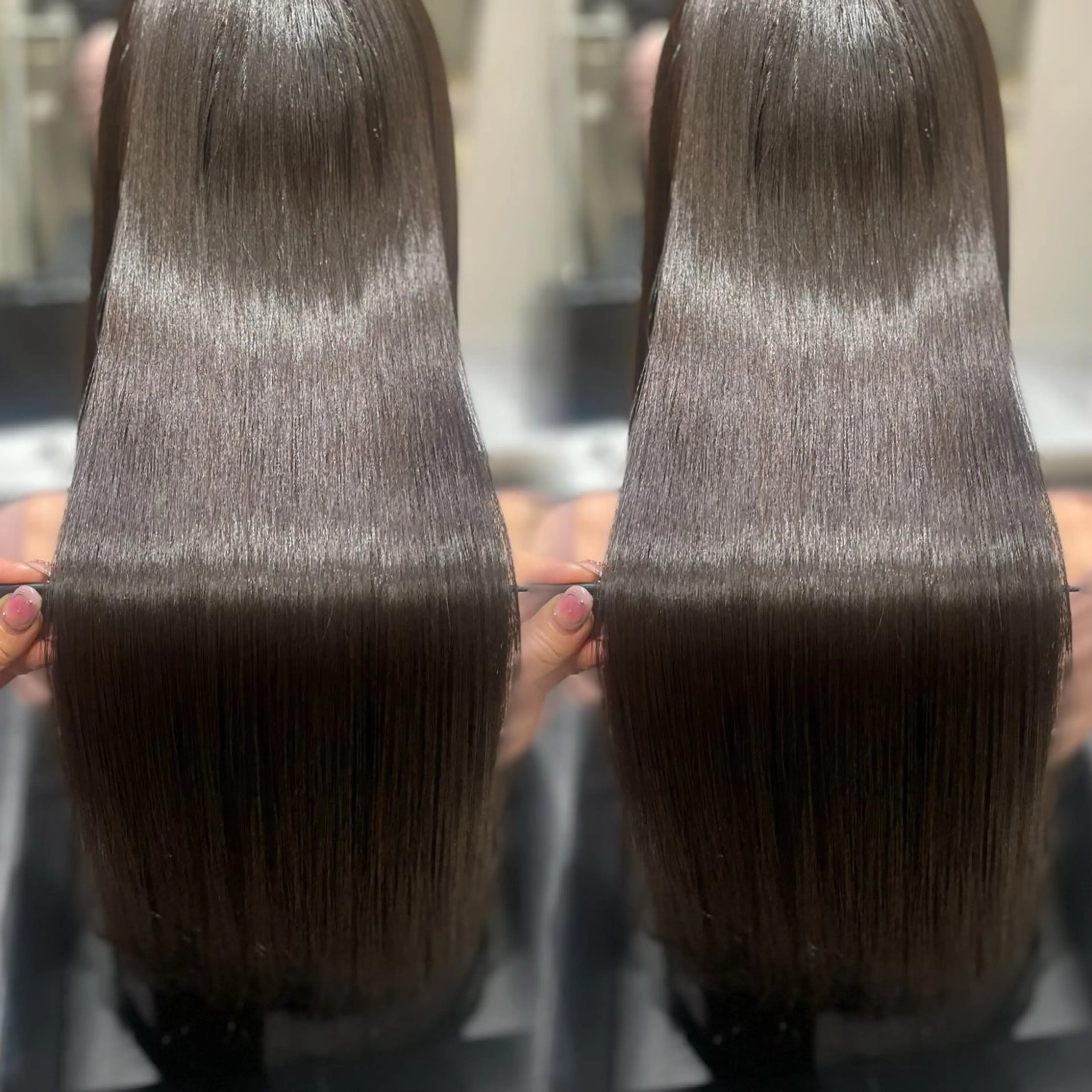 ロング カット ヘアカラー トリートメント 髪質改善×透明感× 艶髪🥀HIYORIのヘアスタイル