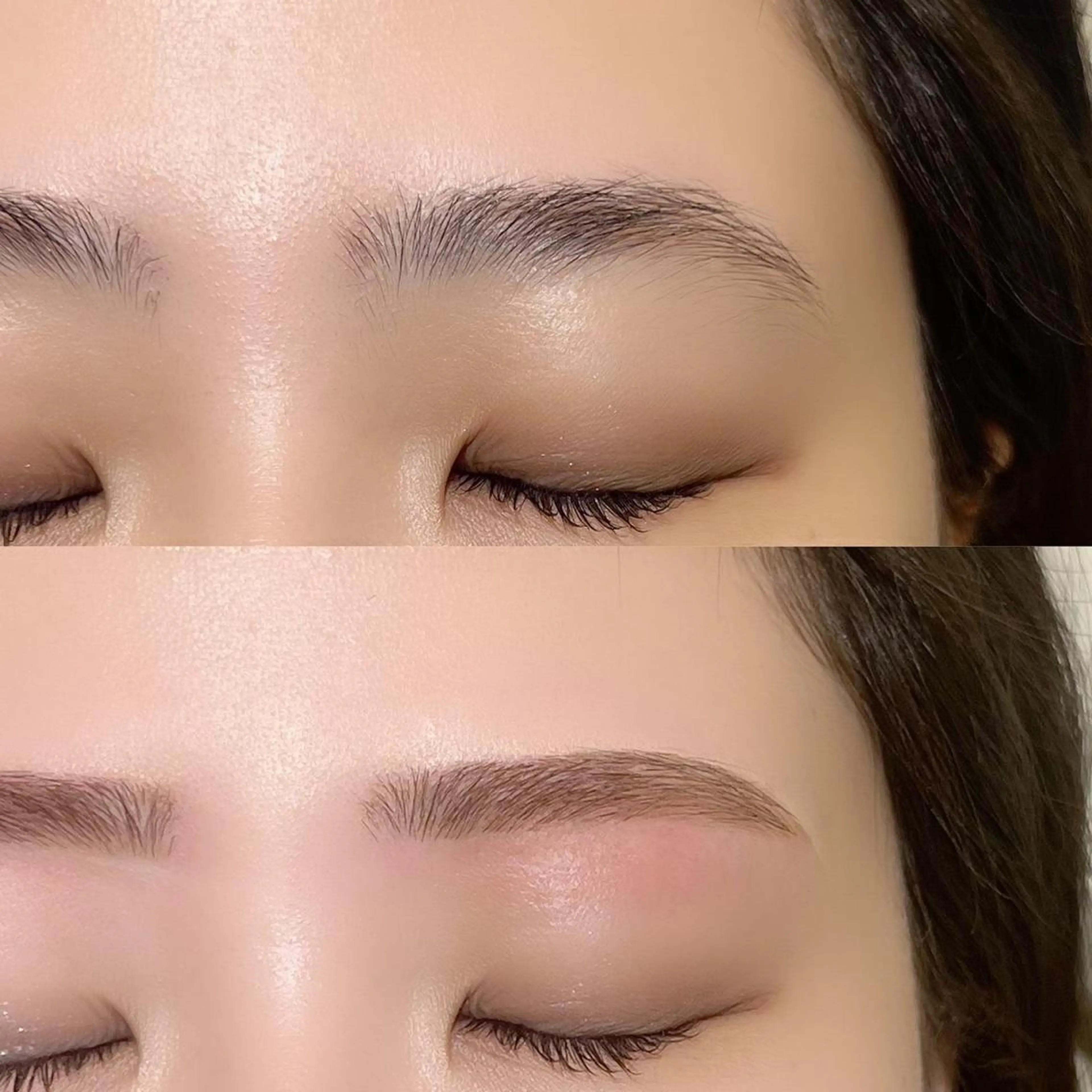 アイブロウ 中東 真子のヘアスタイル