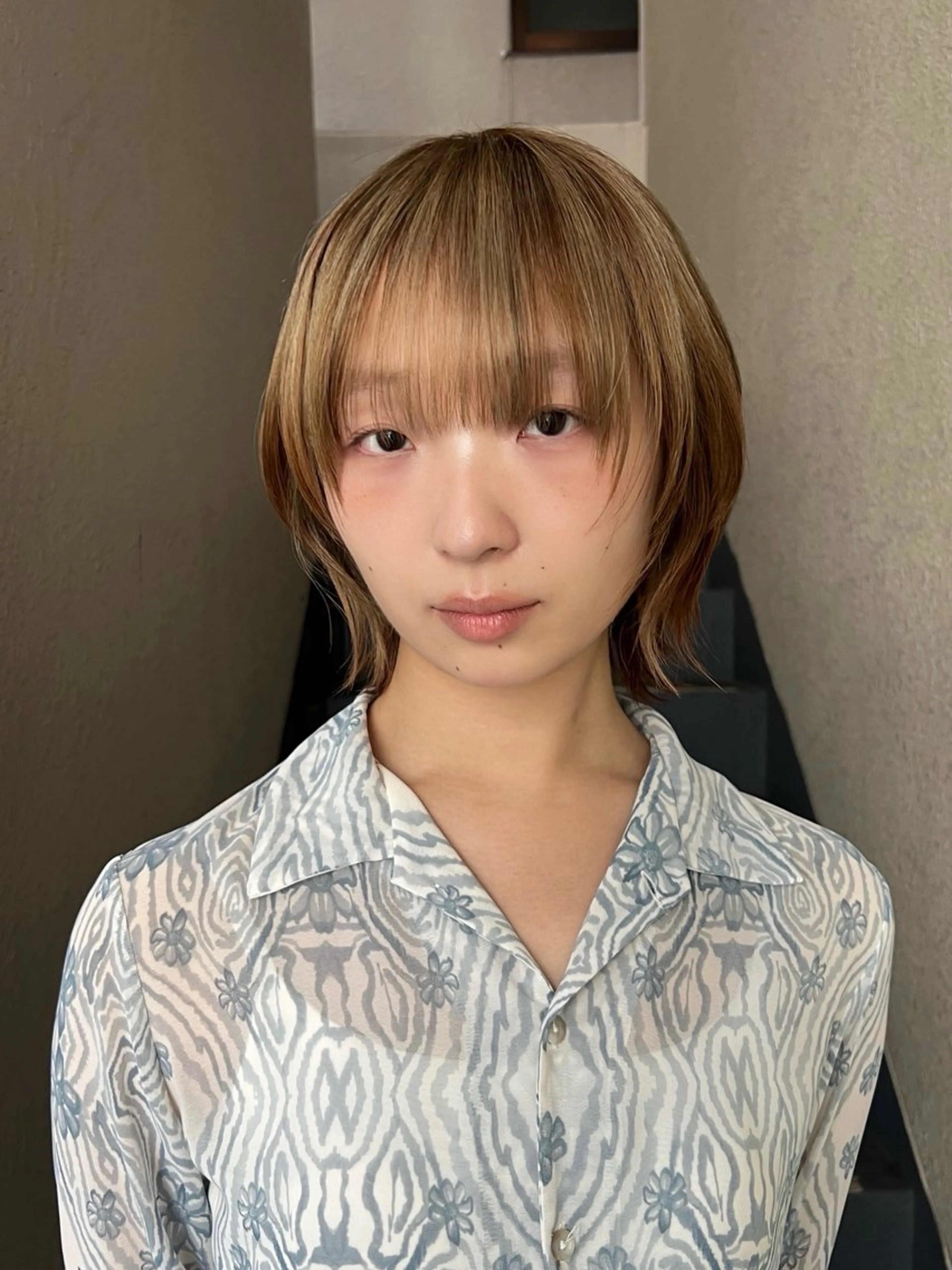 ショート カラー カット ヘアカラー 艶カラー/レイヤー/ atsumi⛰️🧸のヘアスタイル