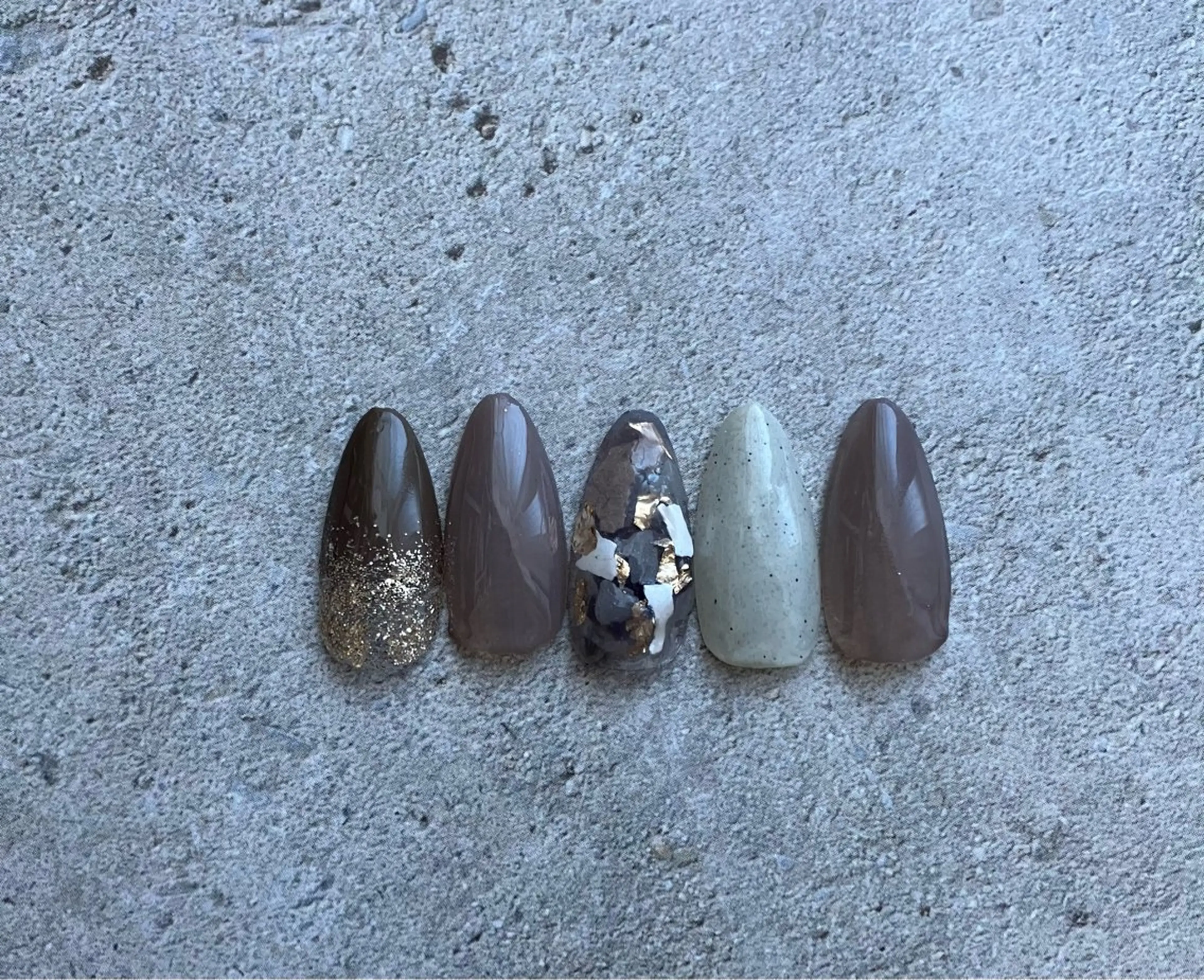 ネイル ニュアンスネイル 冬ネイル COCO Nail　光が丘駅近のネイルデザイン