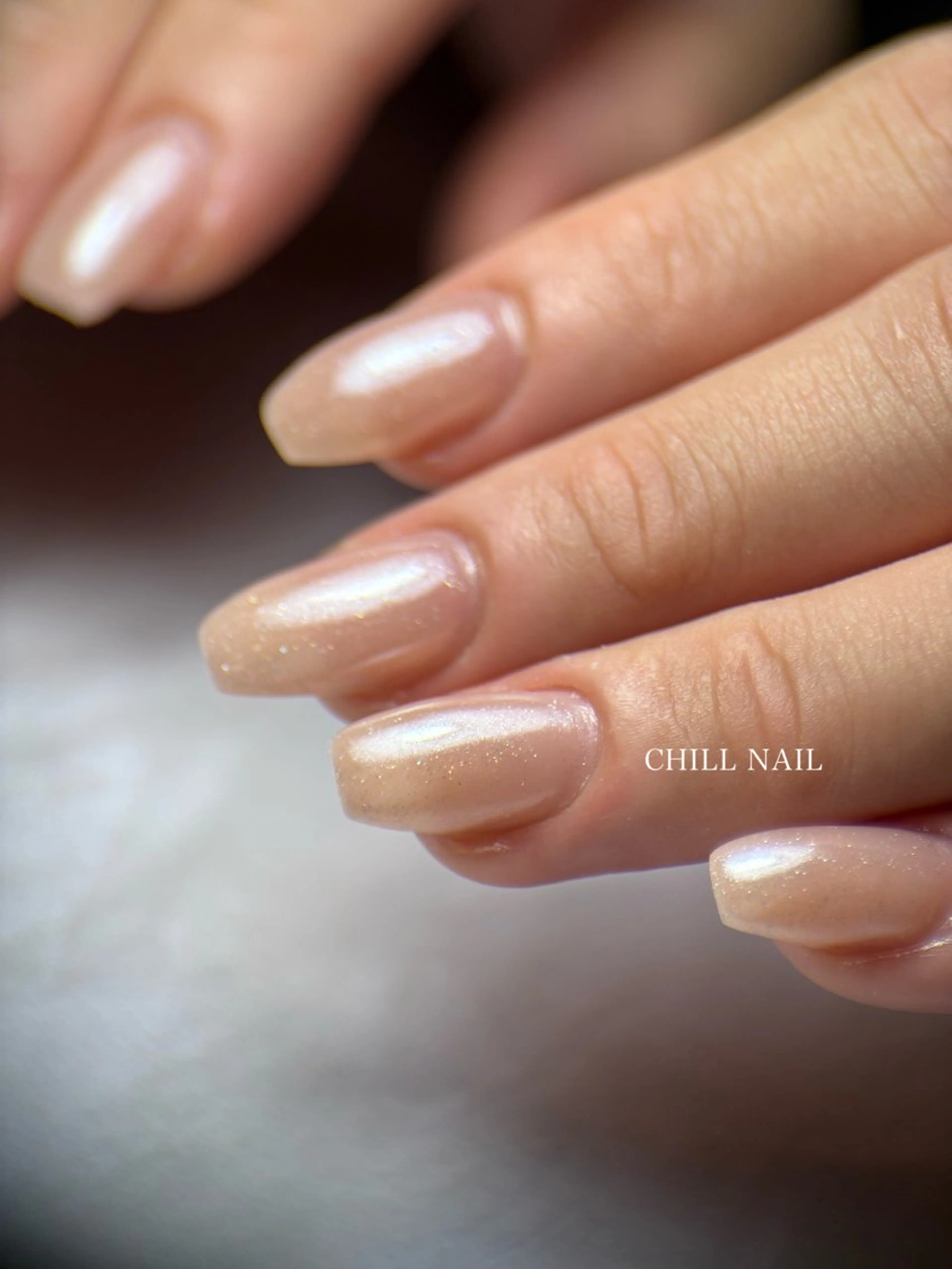 ネイル ラメ(グリッター) ミラーネイル ハンドネイル CHILL NAILのネイルデザイン