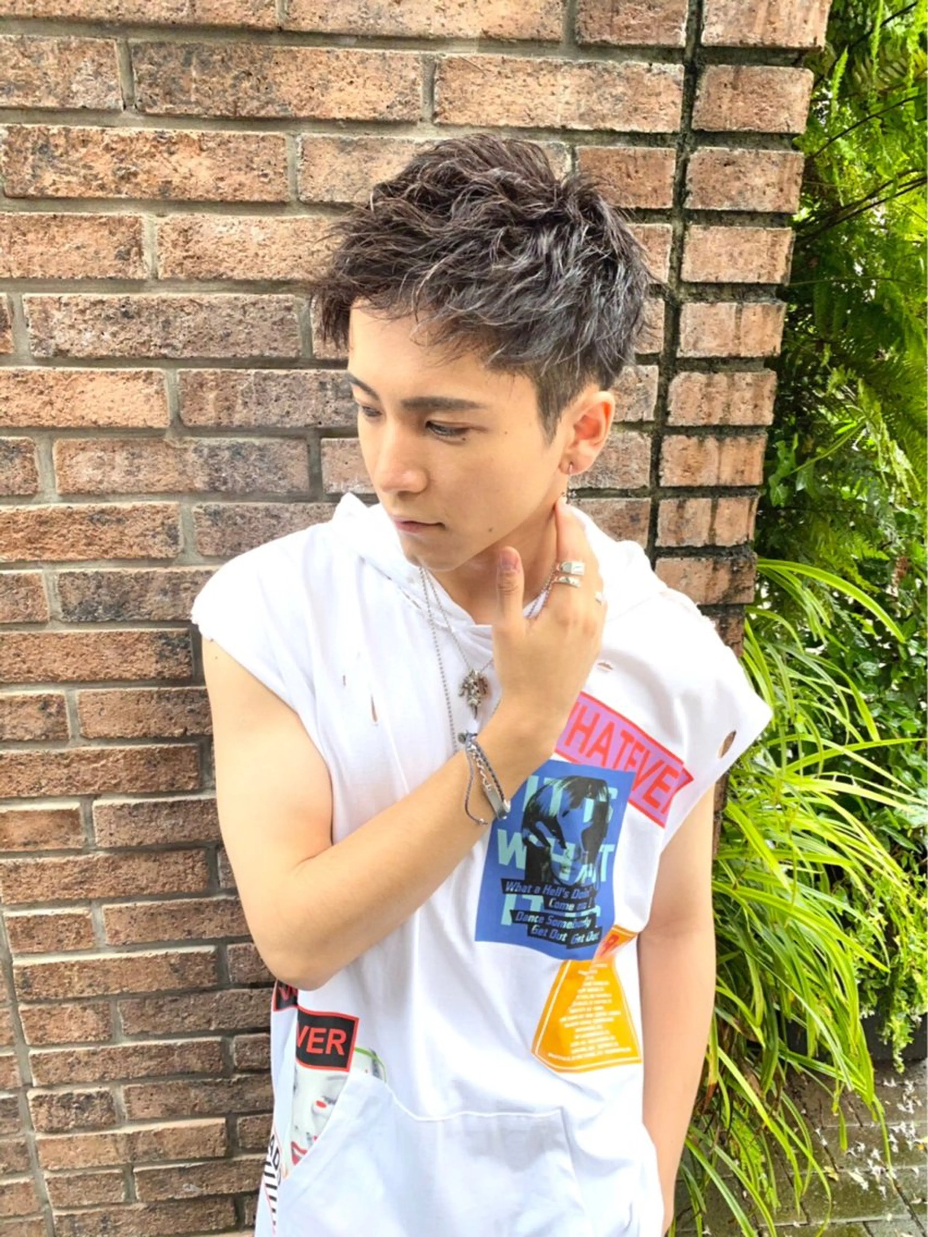 ショート パーマ メンズ ✨【公式】渋谷メンズ サロン BLUCK✨のヘアスタイル