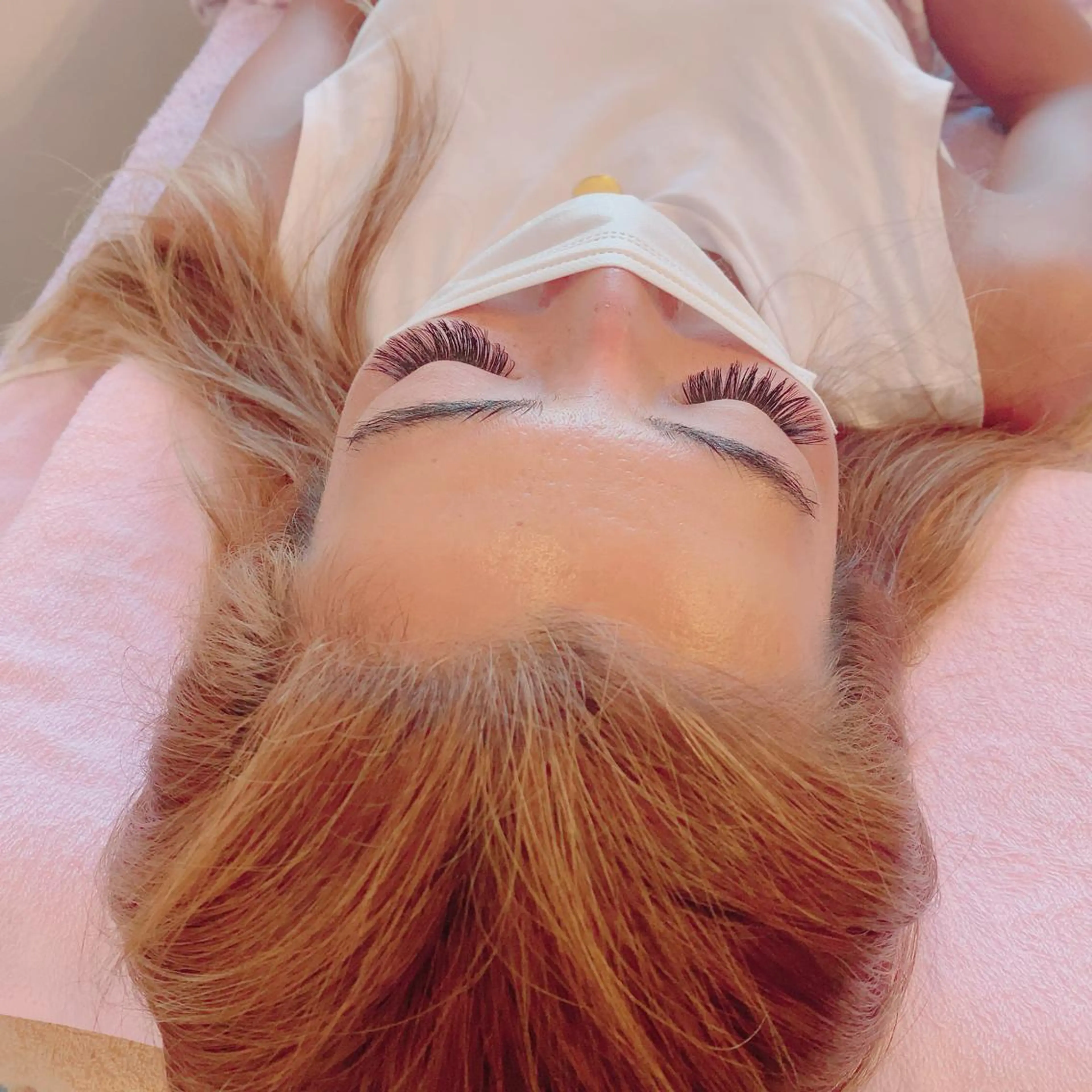 パーマ マツエク・マツパ アイブロウ バインドロック 目尻長め 神山 ビューティー・アイのマツエク・マツパデザイン