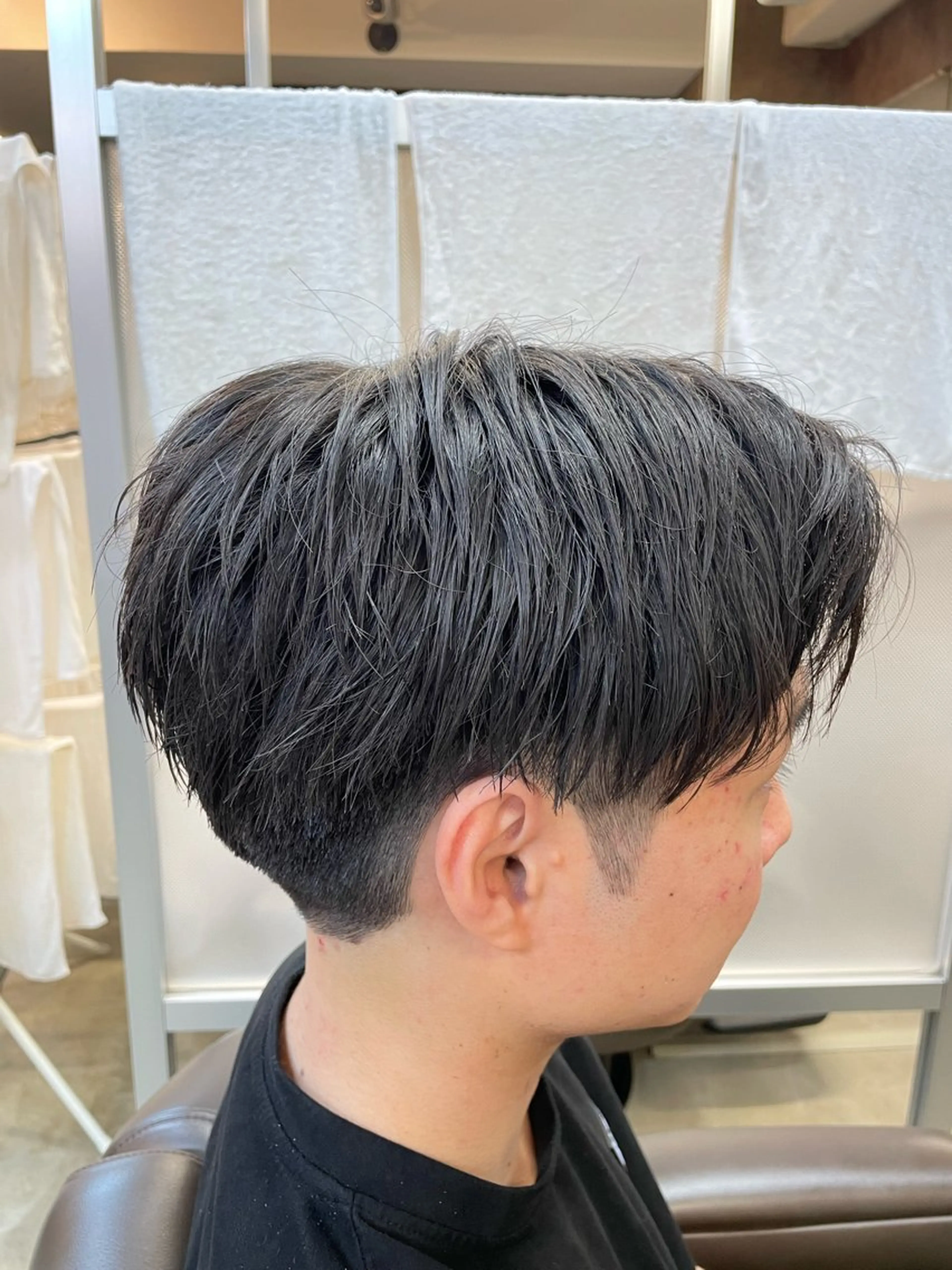 ショート メンズ メンズパーマ特化 カバヤマ　リョウのヘアスタイル