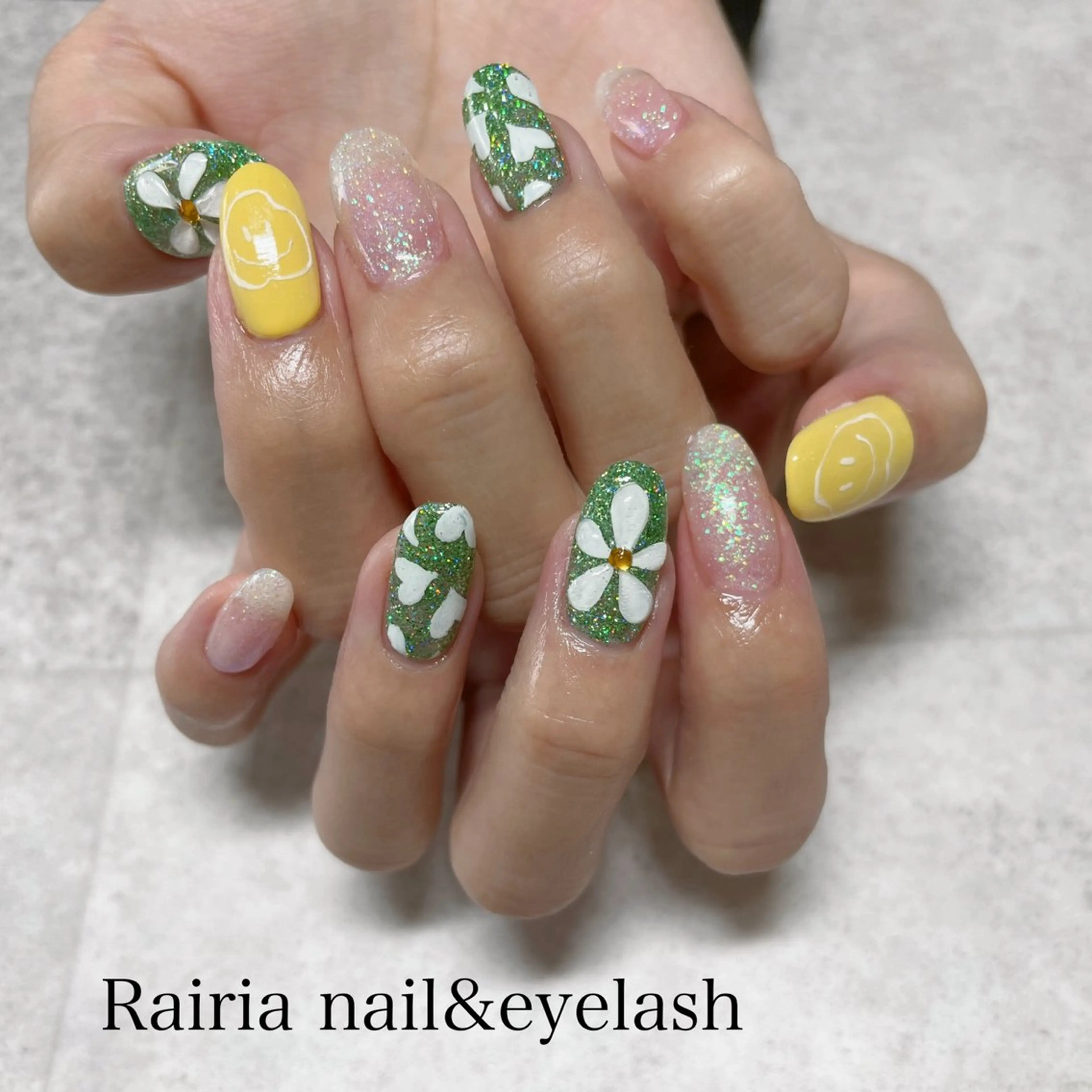 ネイル 持ち込み ハンドネイル Rairia nail&eyelash小岩店所属・Rairianail 小岩店のネイルデザイン