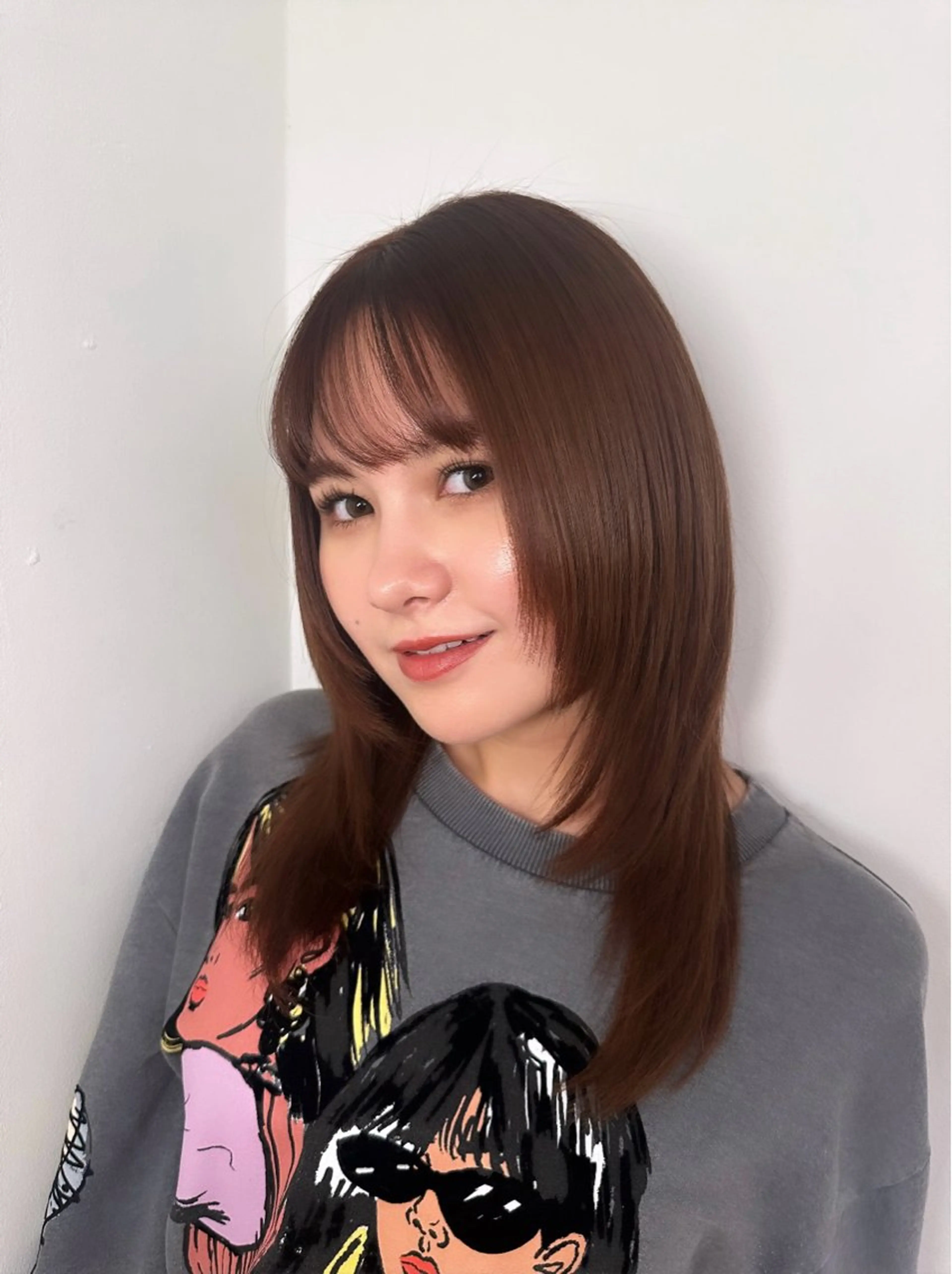 セミロング トリートメント トリートメント Hana ハイトーン🕯🩰のヘアスタイル