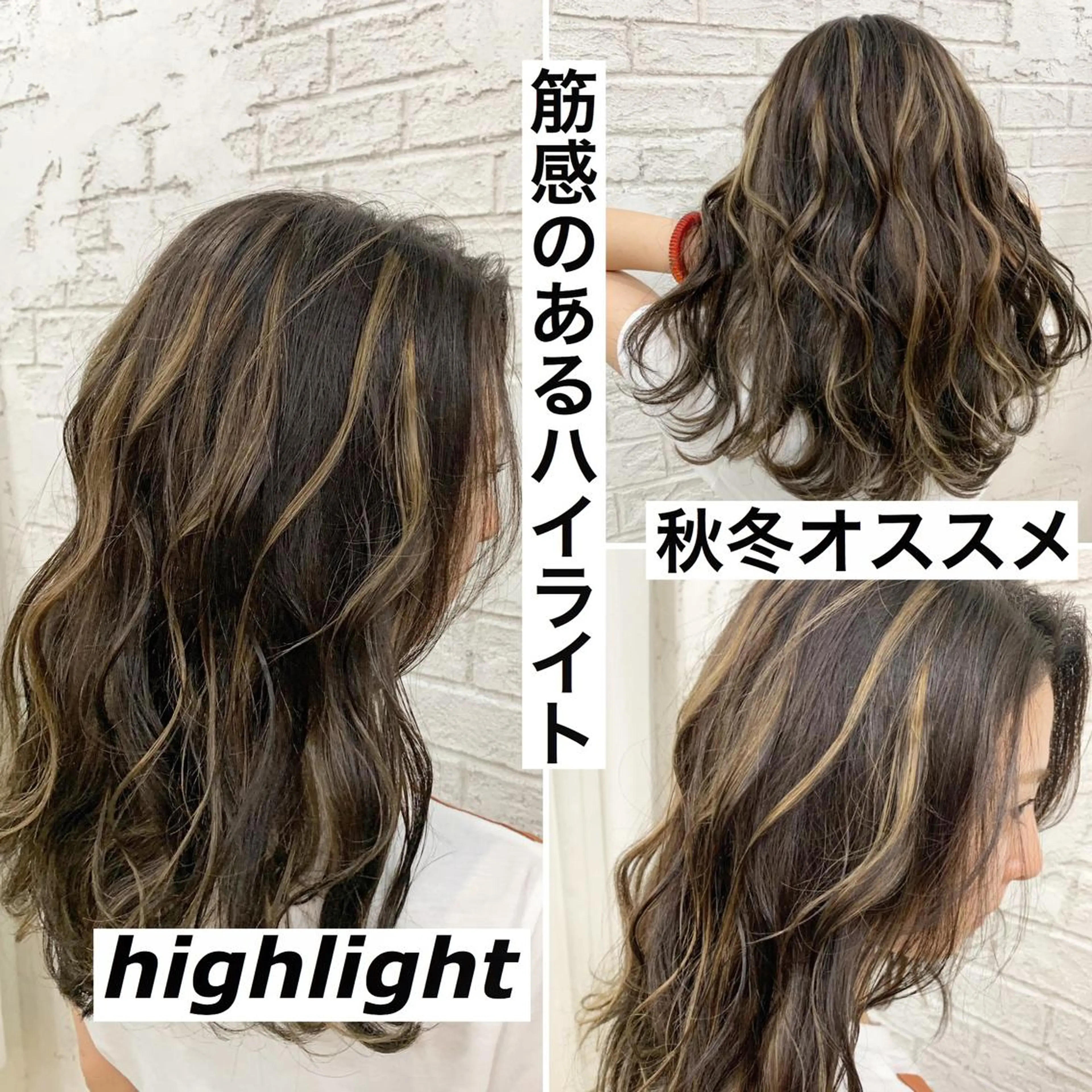 セミロング ハイライト 🇺🇸ハイライト特 化美容師🇺🇸漆沢のヘアスタイル