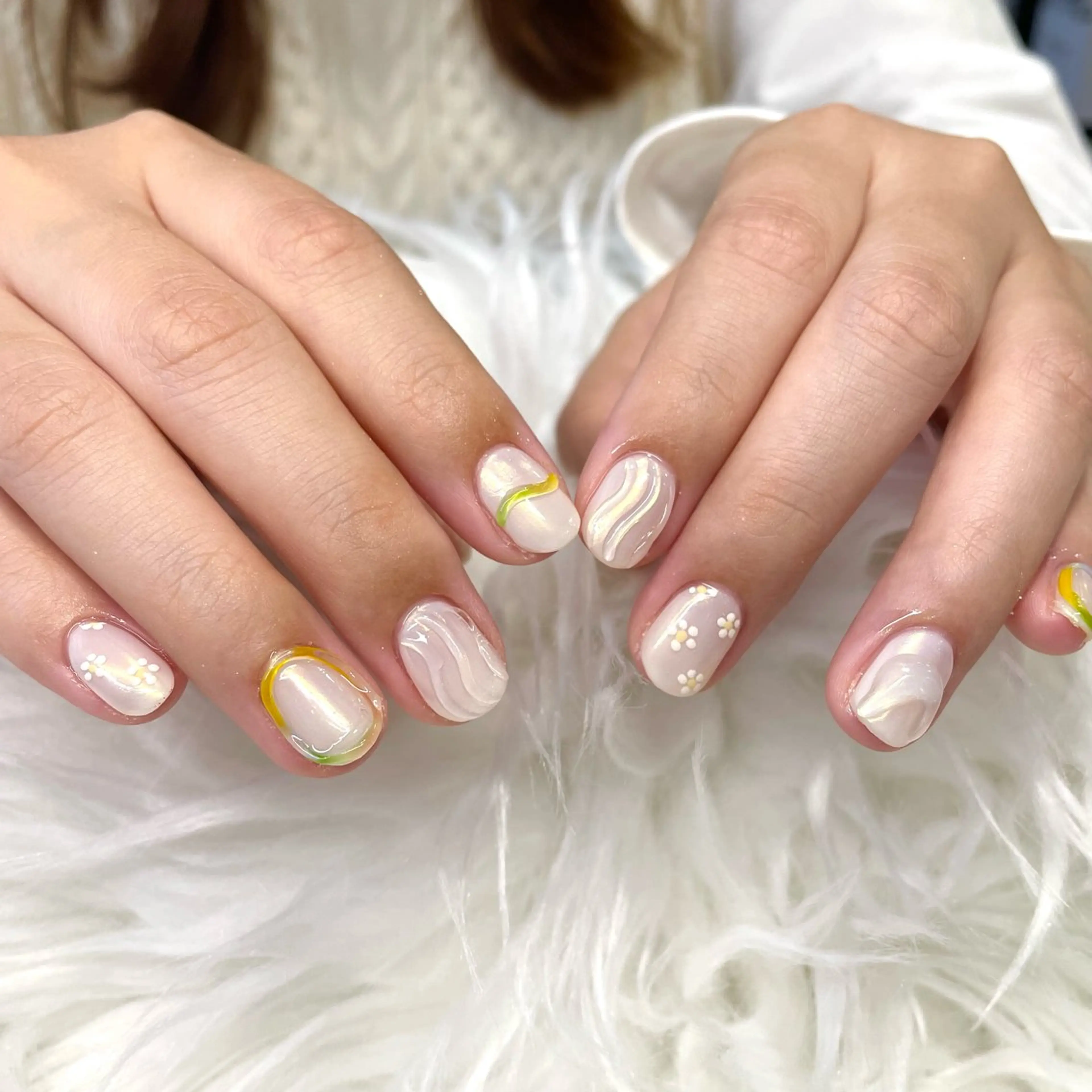 ネイル ハンドネイル 新井 ひなののネイルデザイン