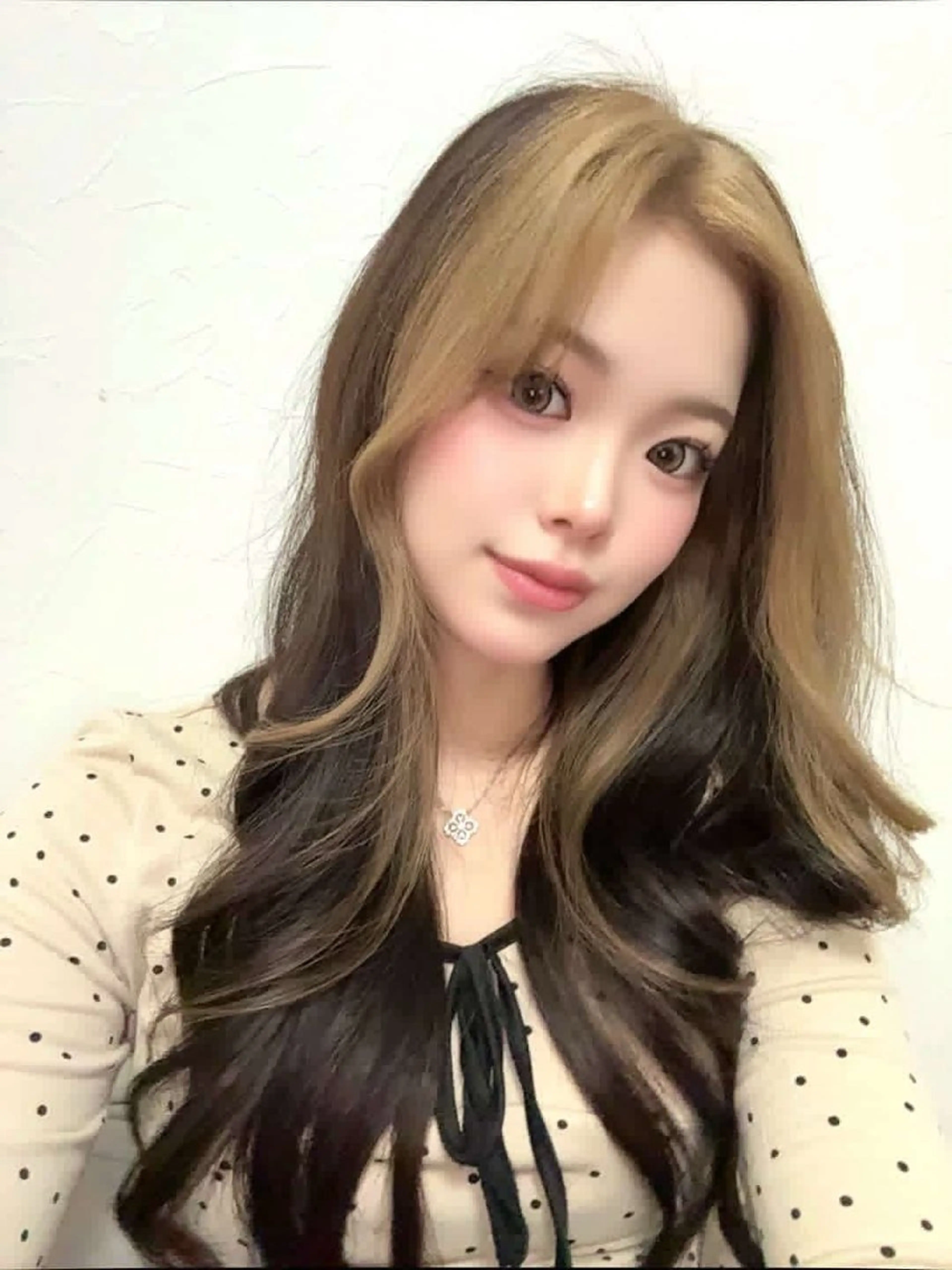 ロング カラー ミストバング  フェイスフレーミング エクステ ヘアカラー エクステ 🫧miyu/艶カラ ーエクステ🫧のヘアスタイル