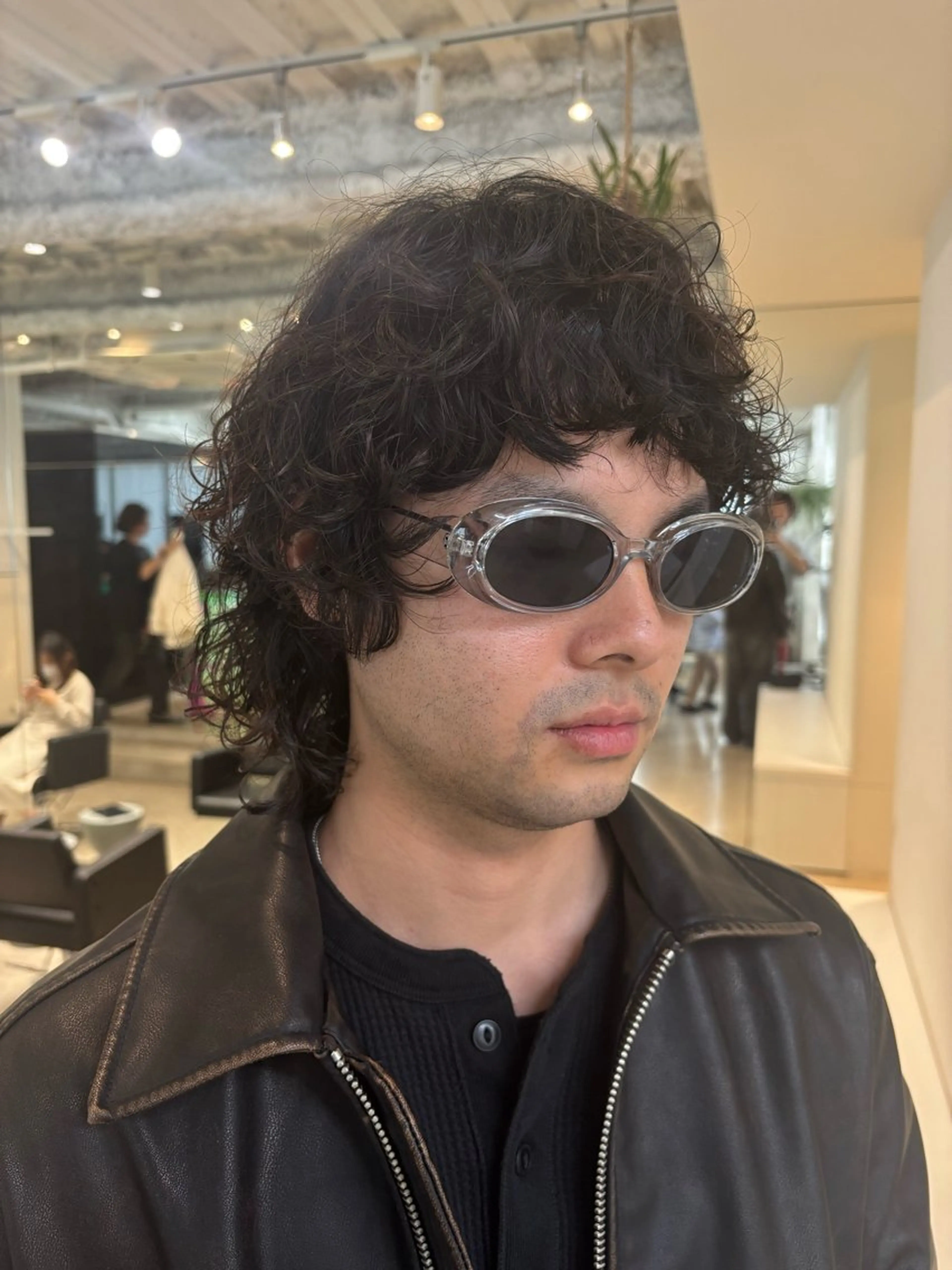 ミディアム パーマ カット パーマ ANY/須田 麻人/ハードパーマのヘアスタイル