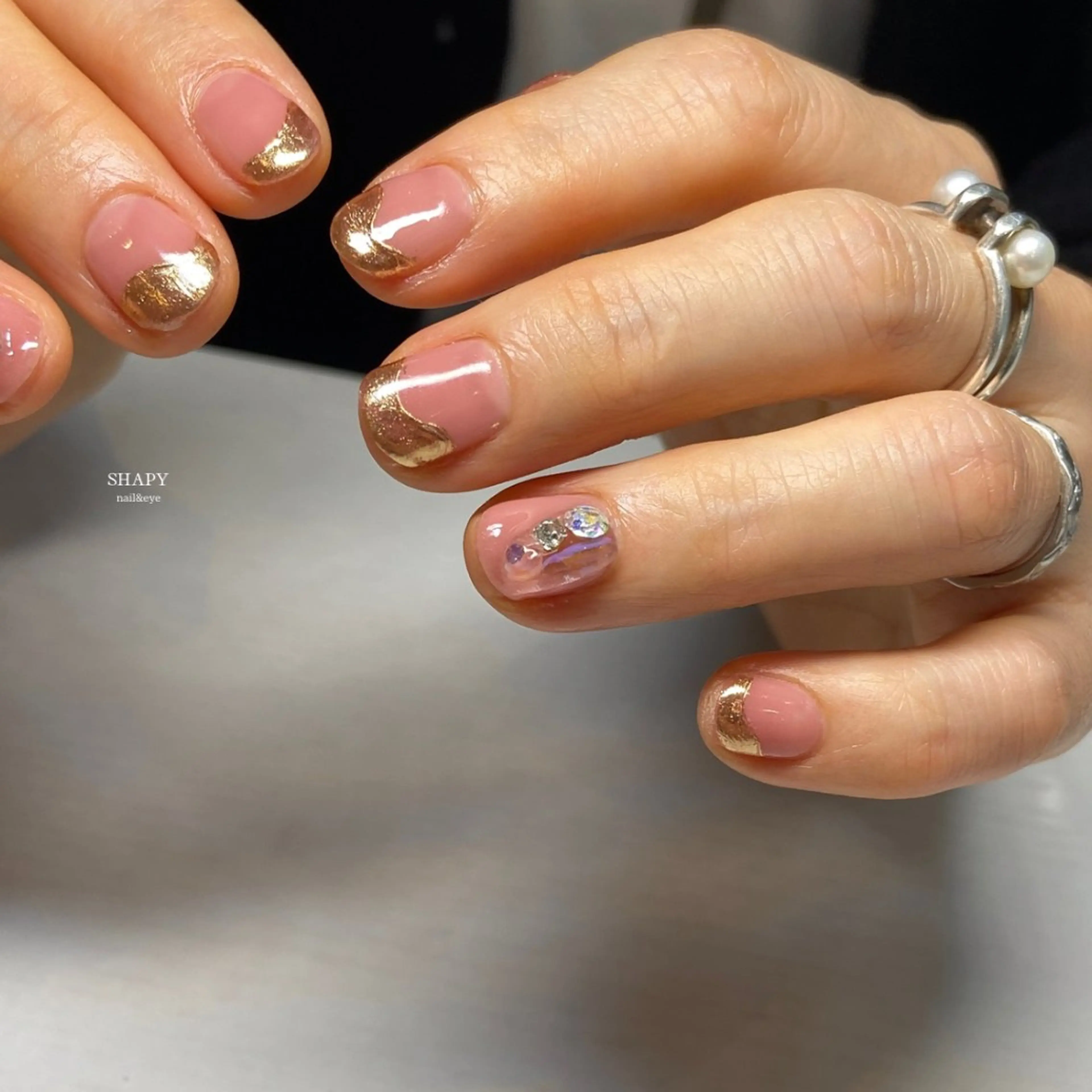 メンズ ネイル SHAPYパラジェル フィルイン対応　うみのマツエク・マツパデザイン