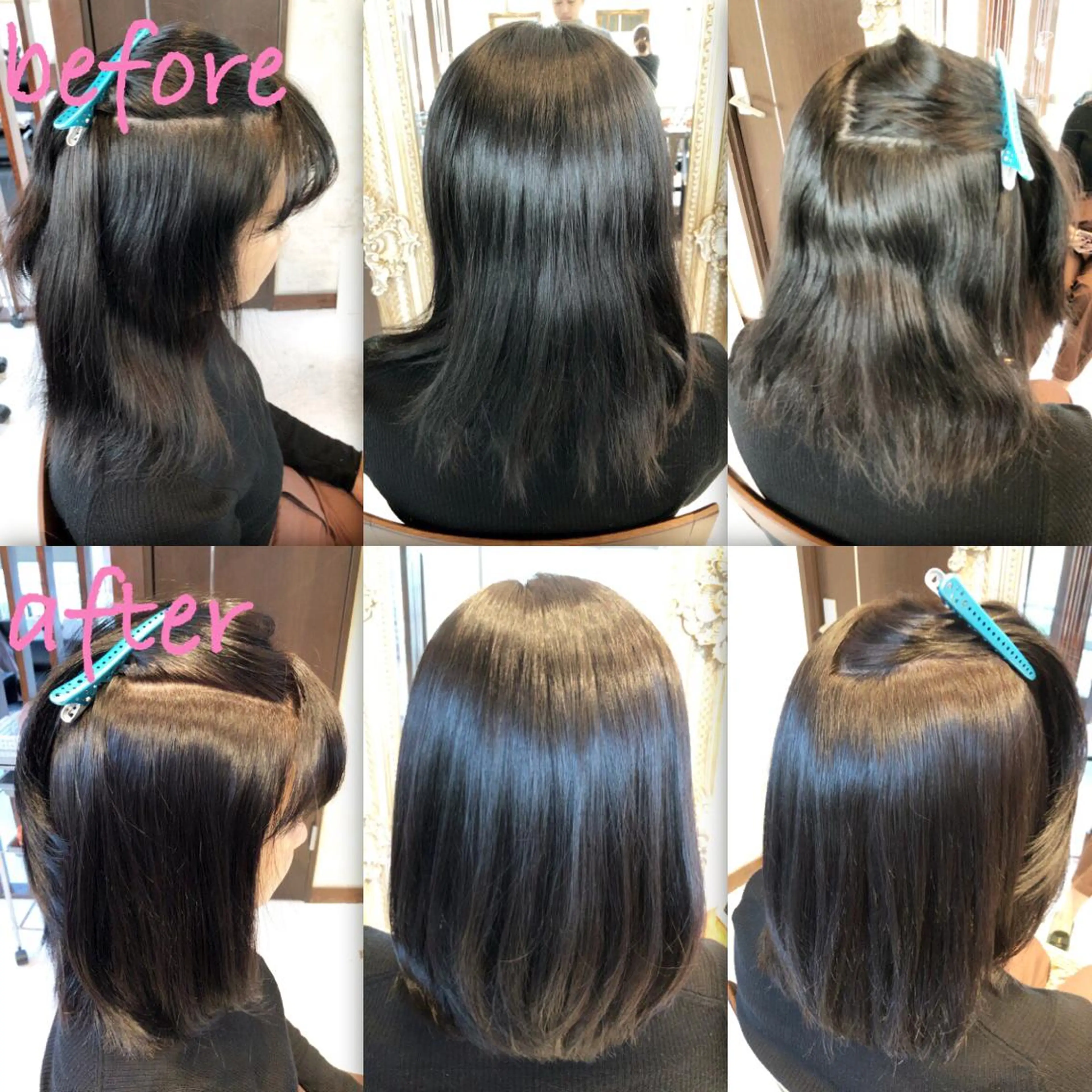 セミロング パーマ ストレートパーマ カット 縮毛矯正 トリートメント ブリーチ縮毛矯正/ デサキ ショウヘイのヘアスタイル