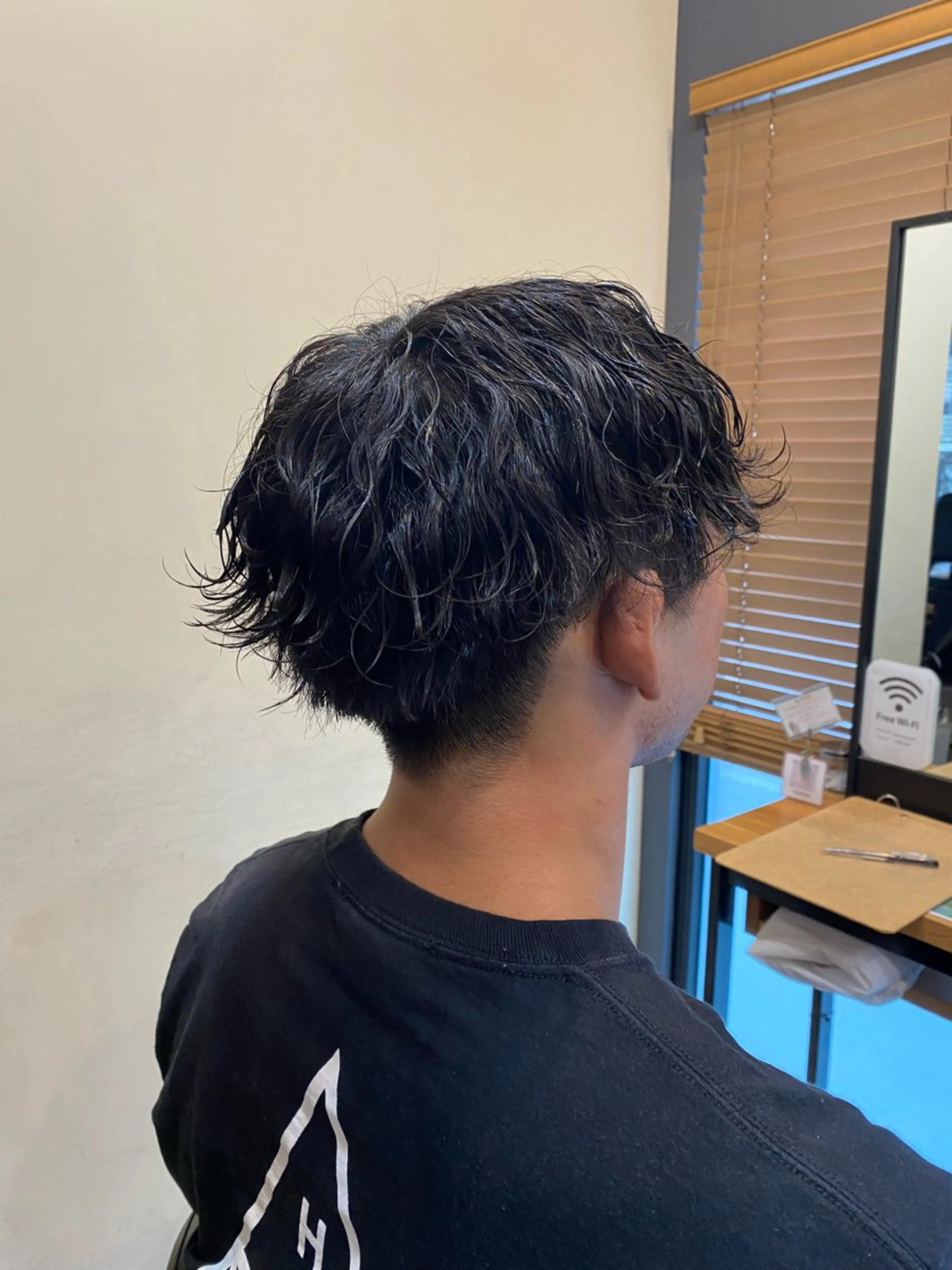 メンズ 波巻きパーマ カット パーマ トリートメント 今吉舞美 /ケアパーマ/鎌取のヘアスタイル