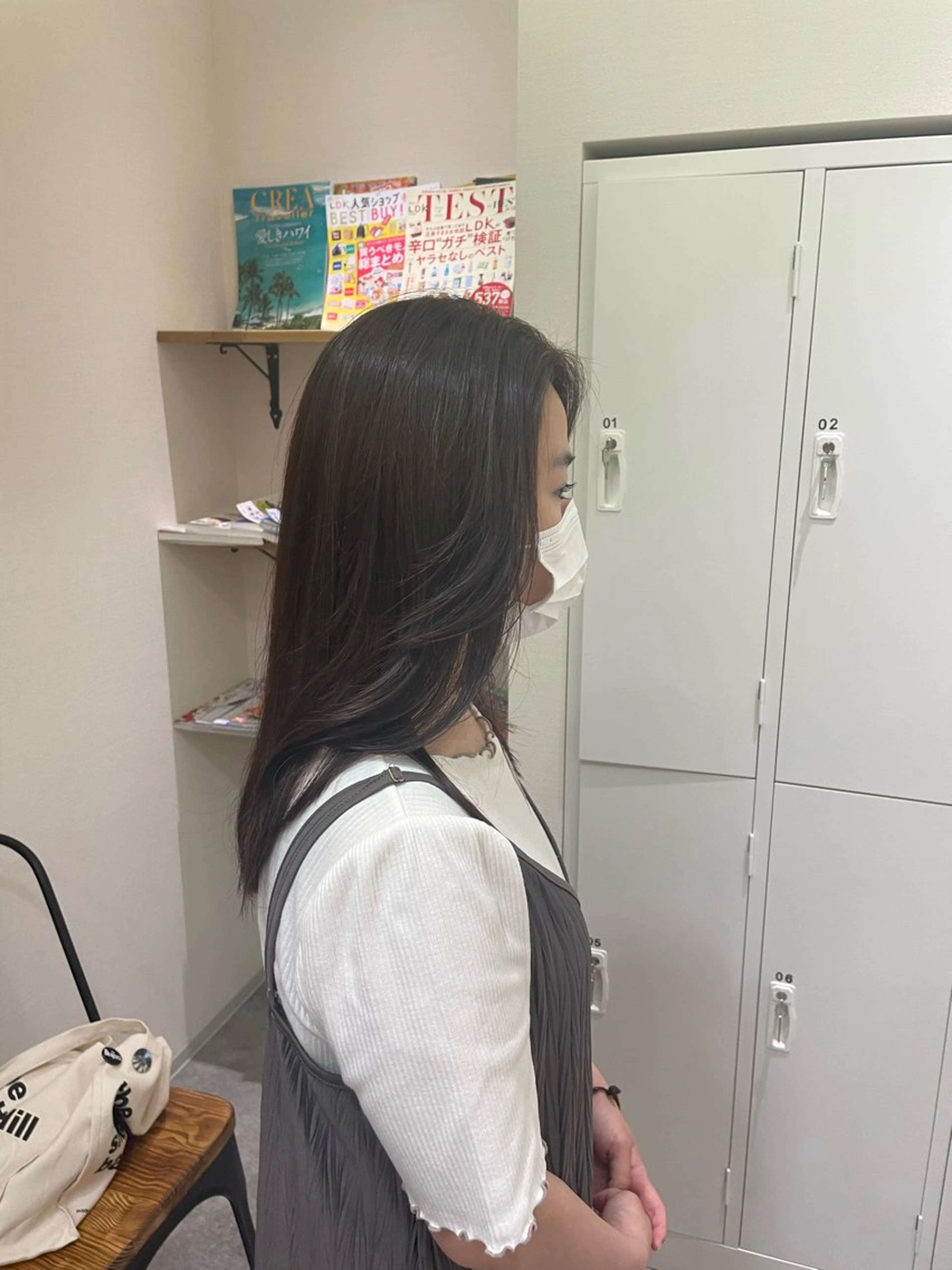 セミロング mahae 林のヘアスタイル