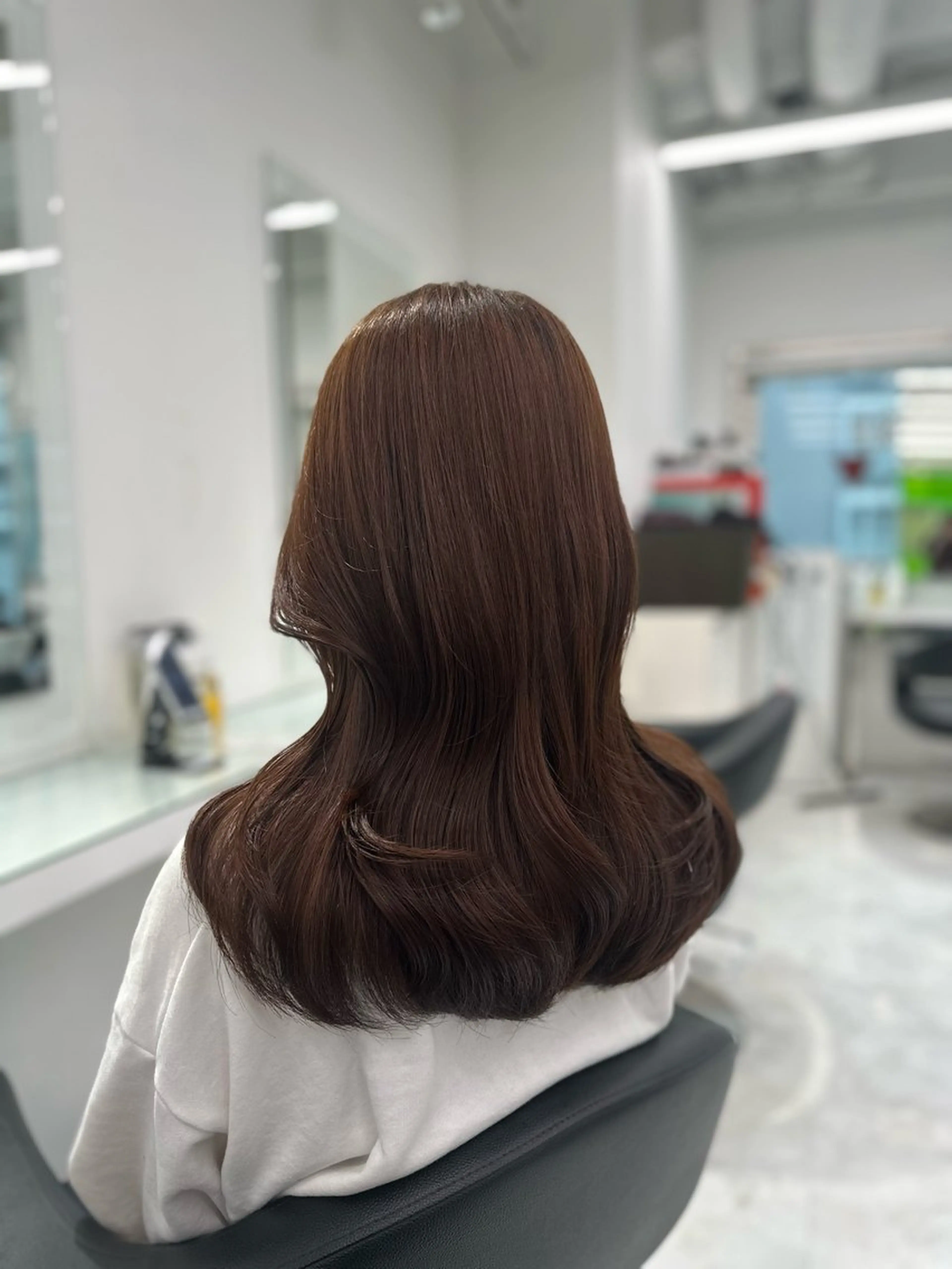 ロング カラー カット ヘアカラー トリートメント ヘッドスパ ヘアセット ❄最強かわいいカラー ❄️MINA❄️のヘアスタイル