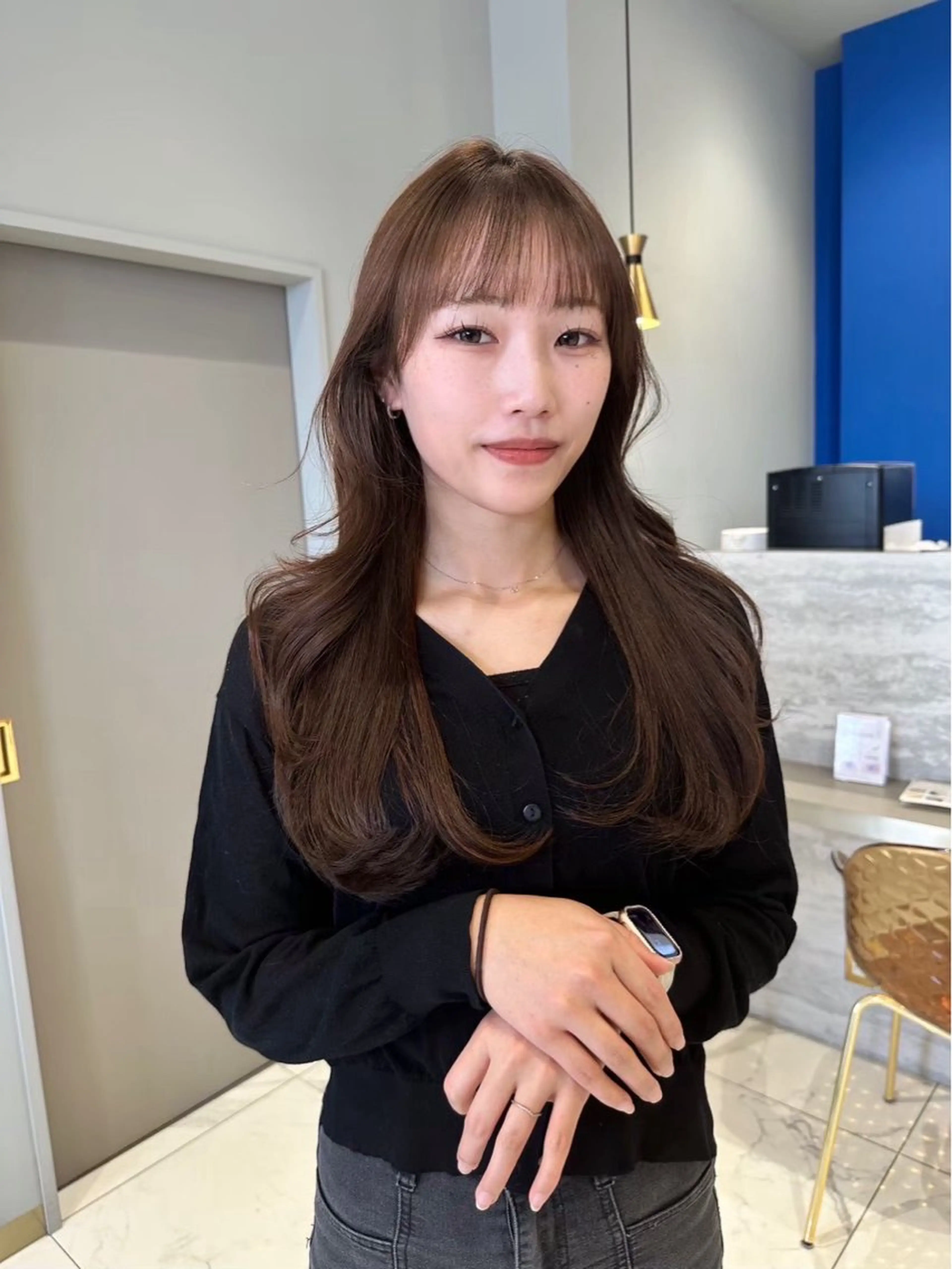 カラー 松田 望愛/透明感カラーのヘアスタイル