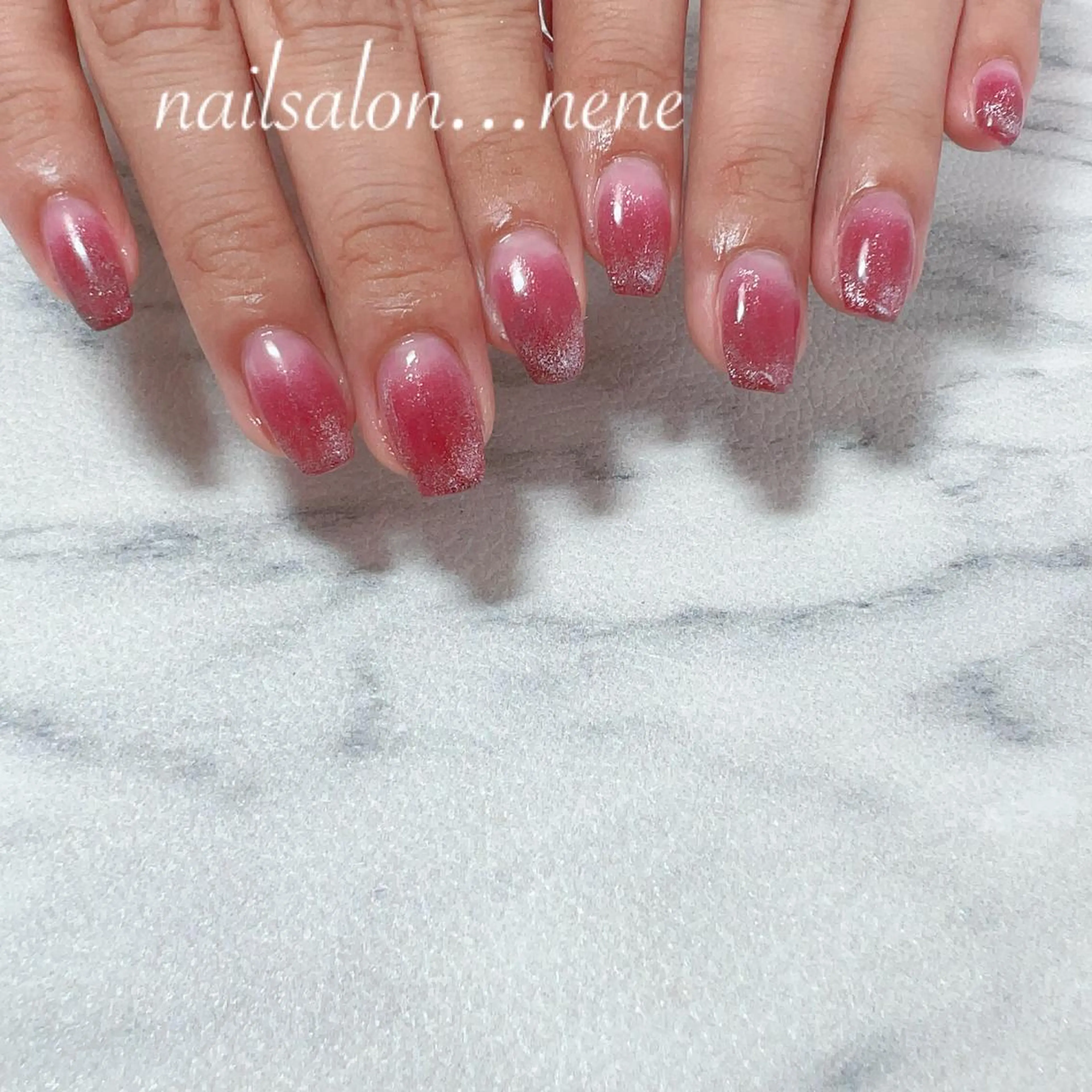 ネイル グラデーション マグネットネイル nailsalon ...neneのネイルデザイン